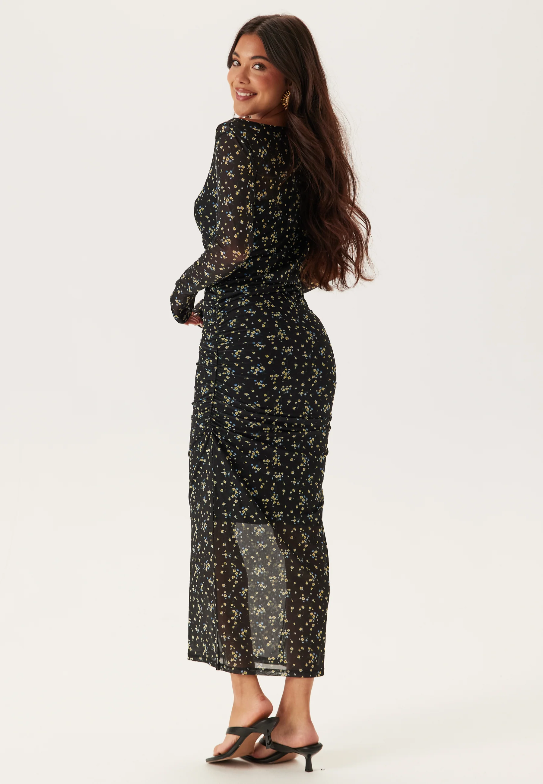 Mesh Midi Dress
