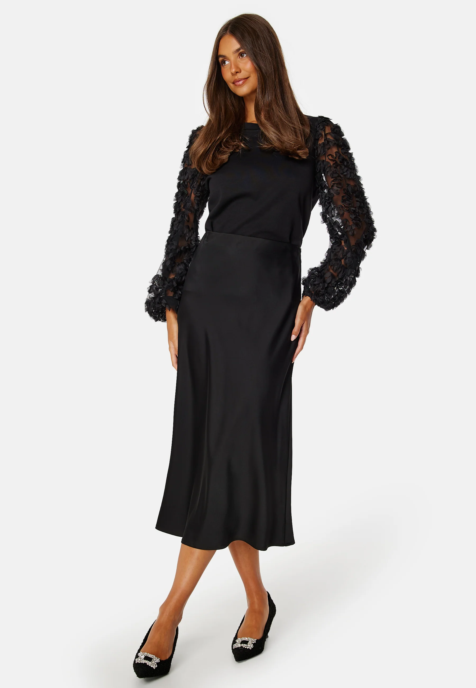 Mesh Sleeve Top