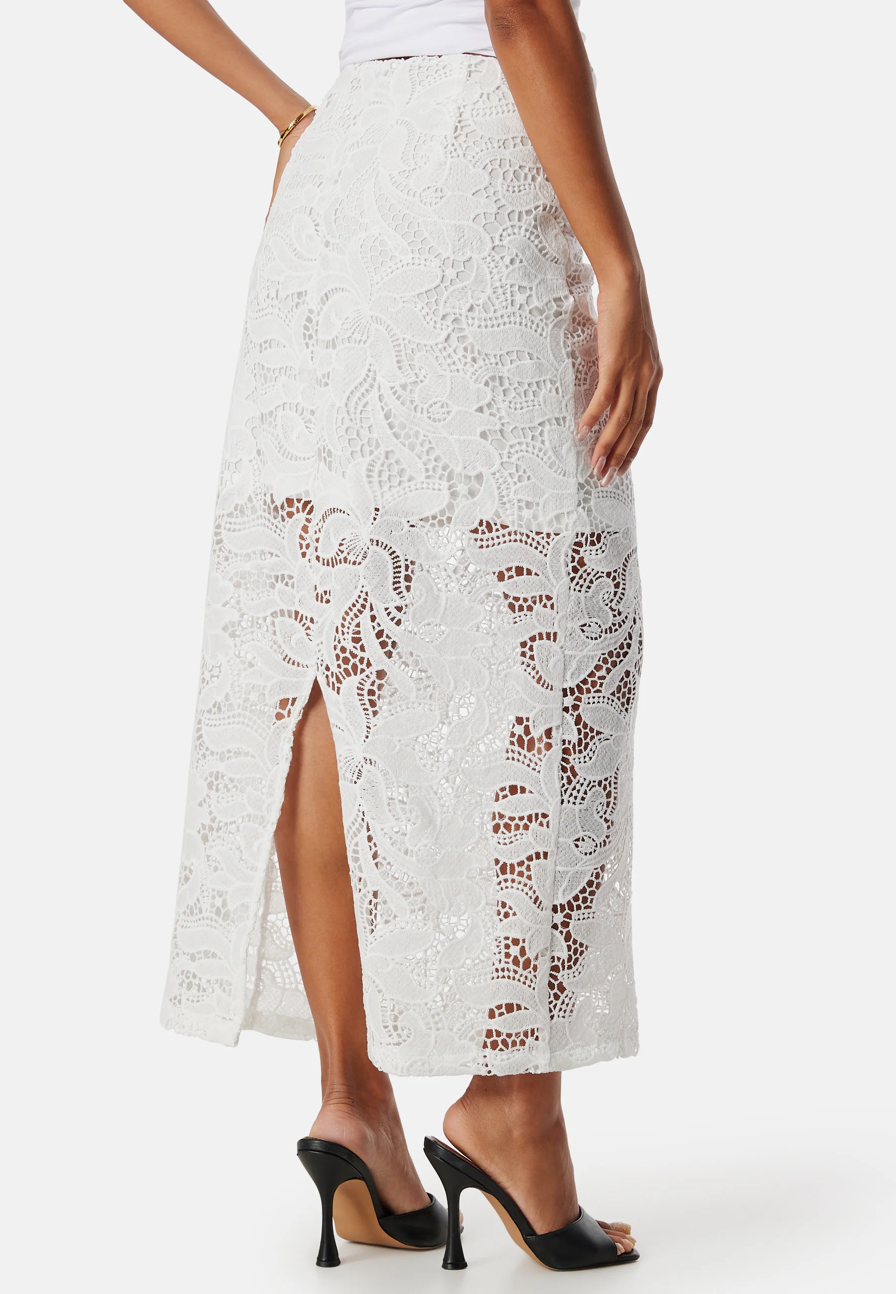 Midi Lace Skirt - Image 3