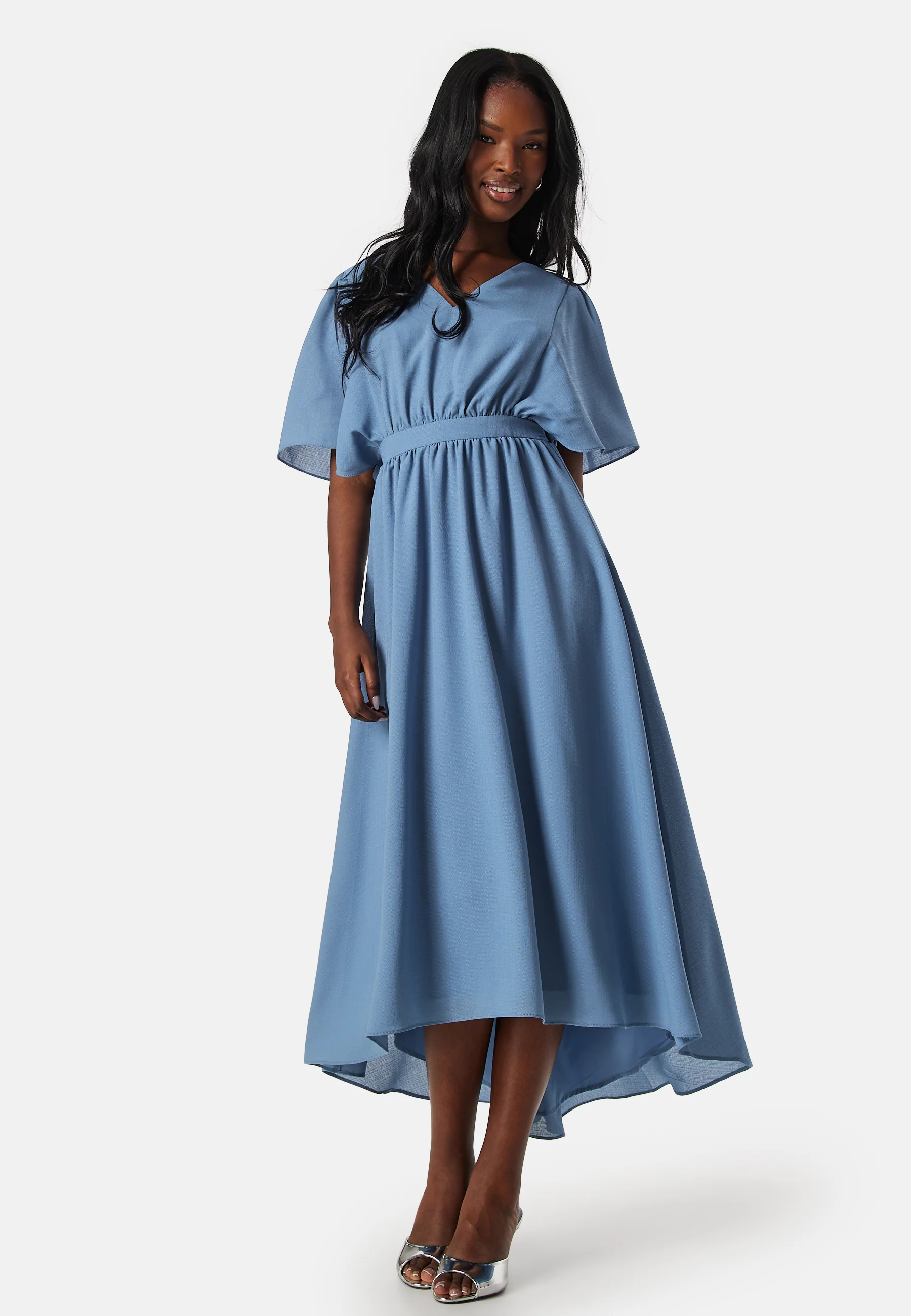 Mirage 2/4 V-Neck Ankle Dress