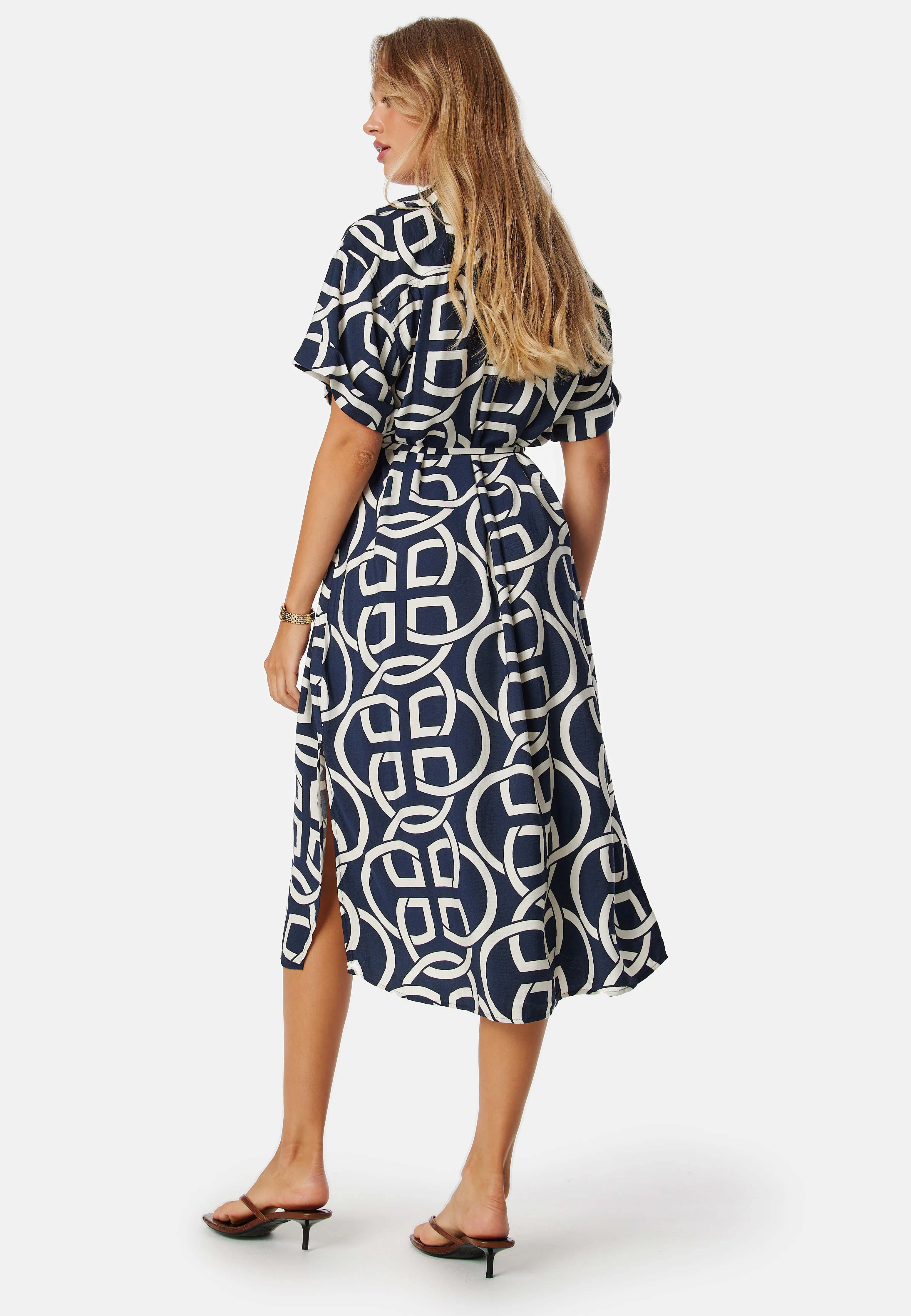 Monogram Print SS Caftan - Image 2