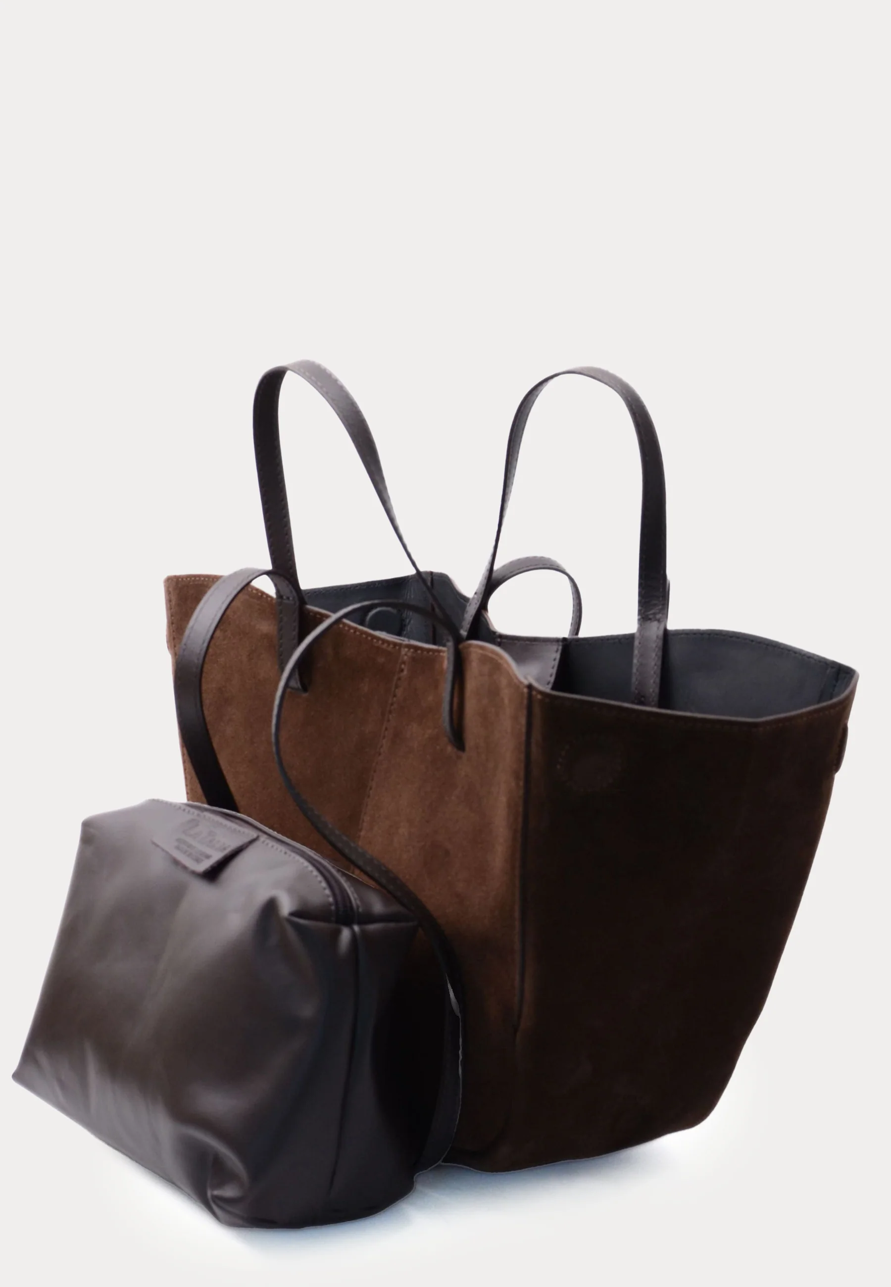 Nola XL Suede Handbag - Image 5