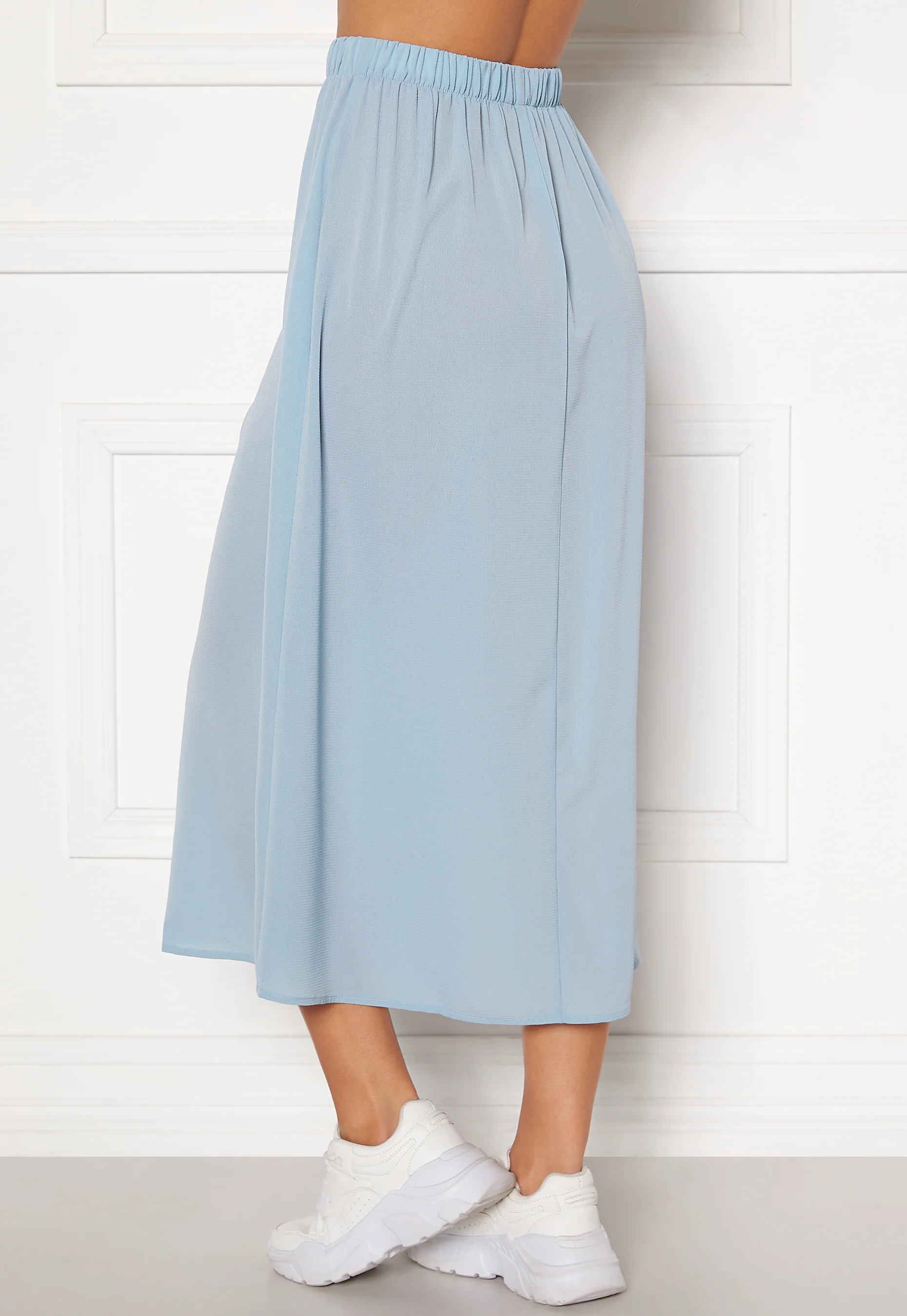 Nova Lux Button Skirt Solid - Image 3