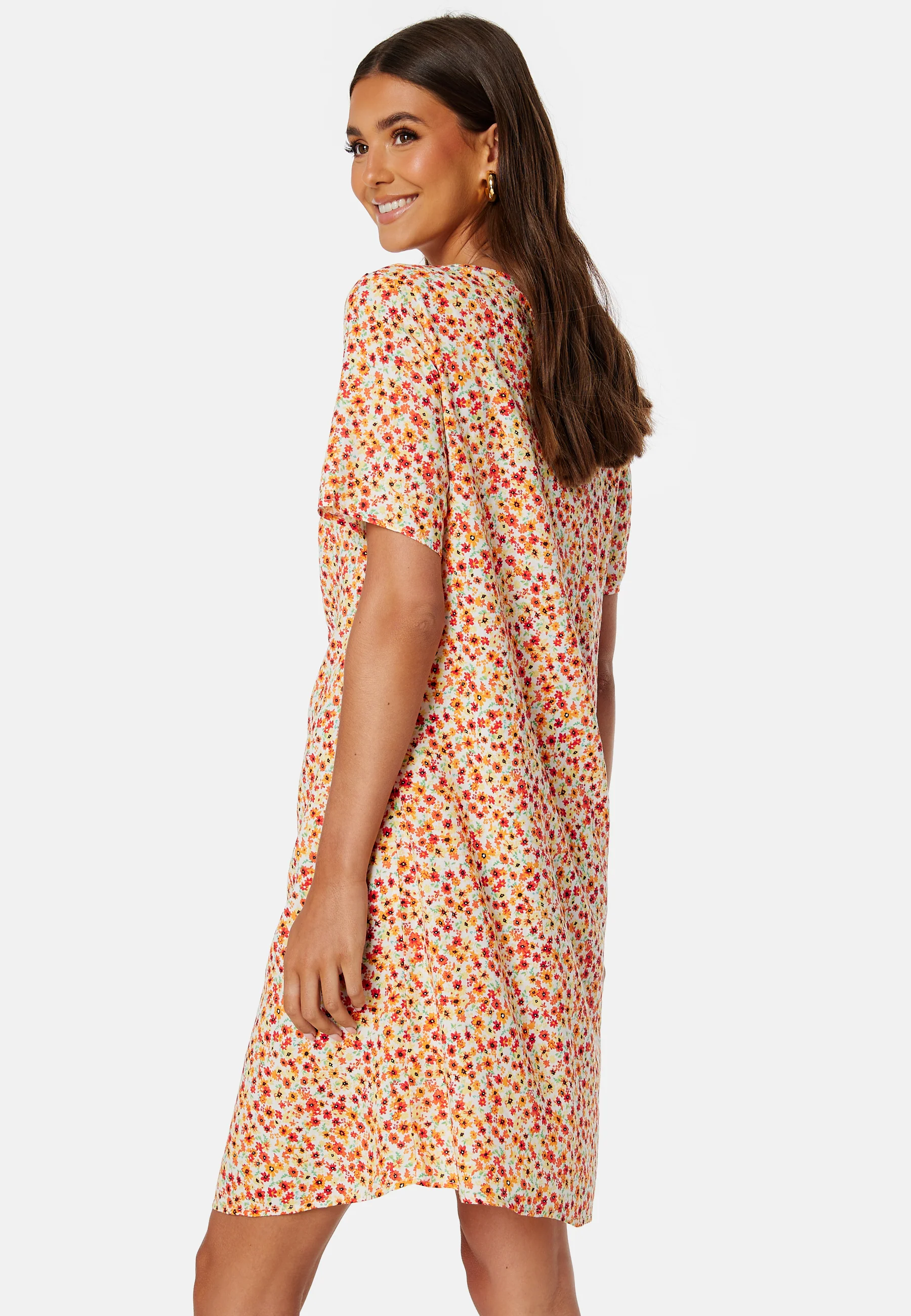 Nya SS V-Neck Short Dress - Image 3