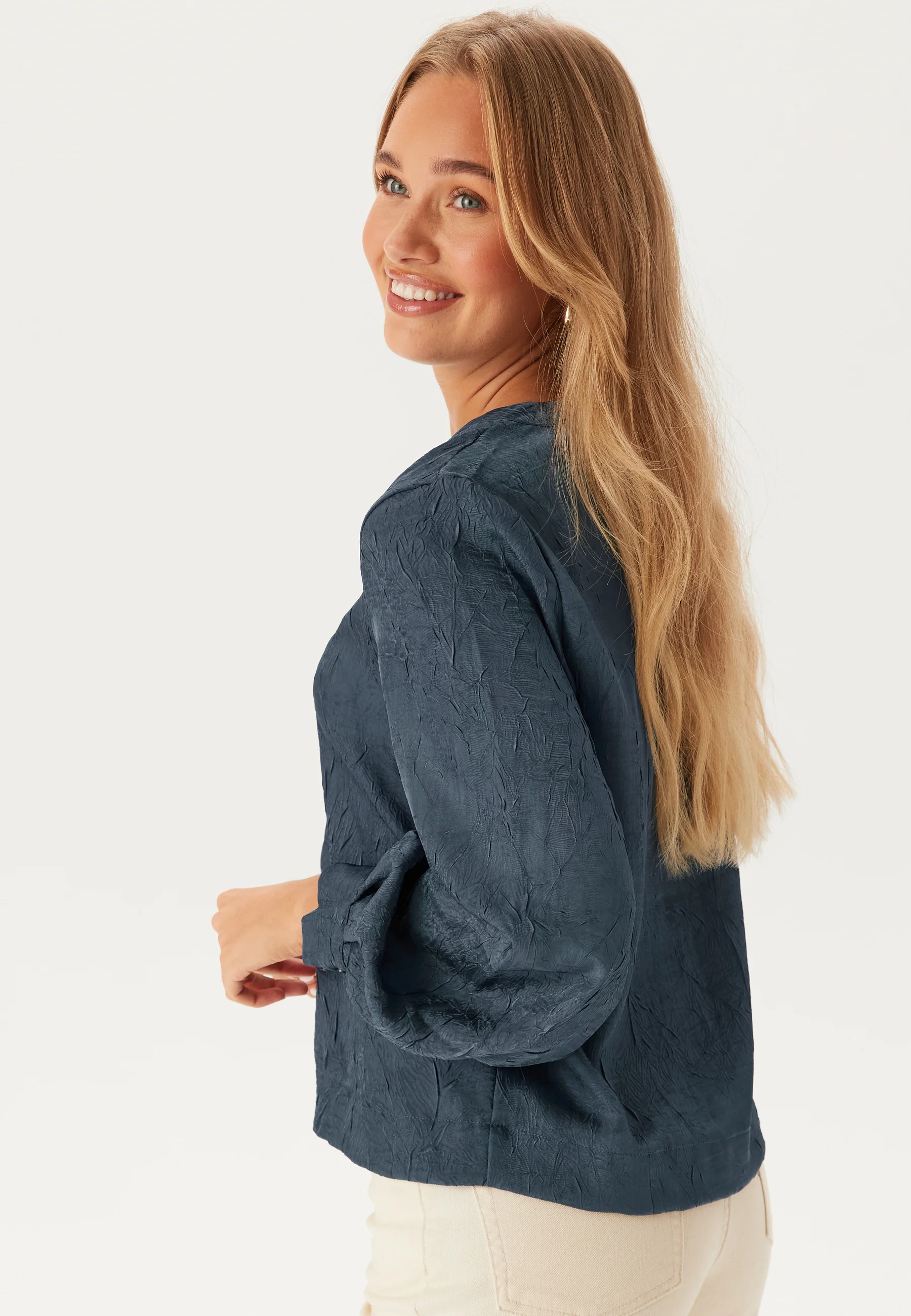 Objjohnson Re L/S V-NECK TOP - Image 2