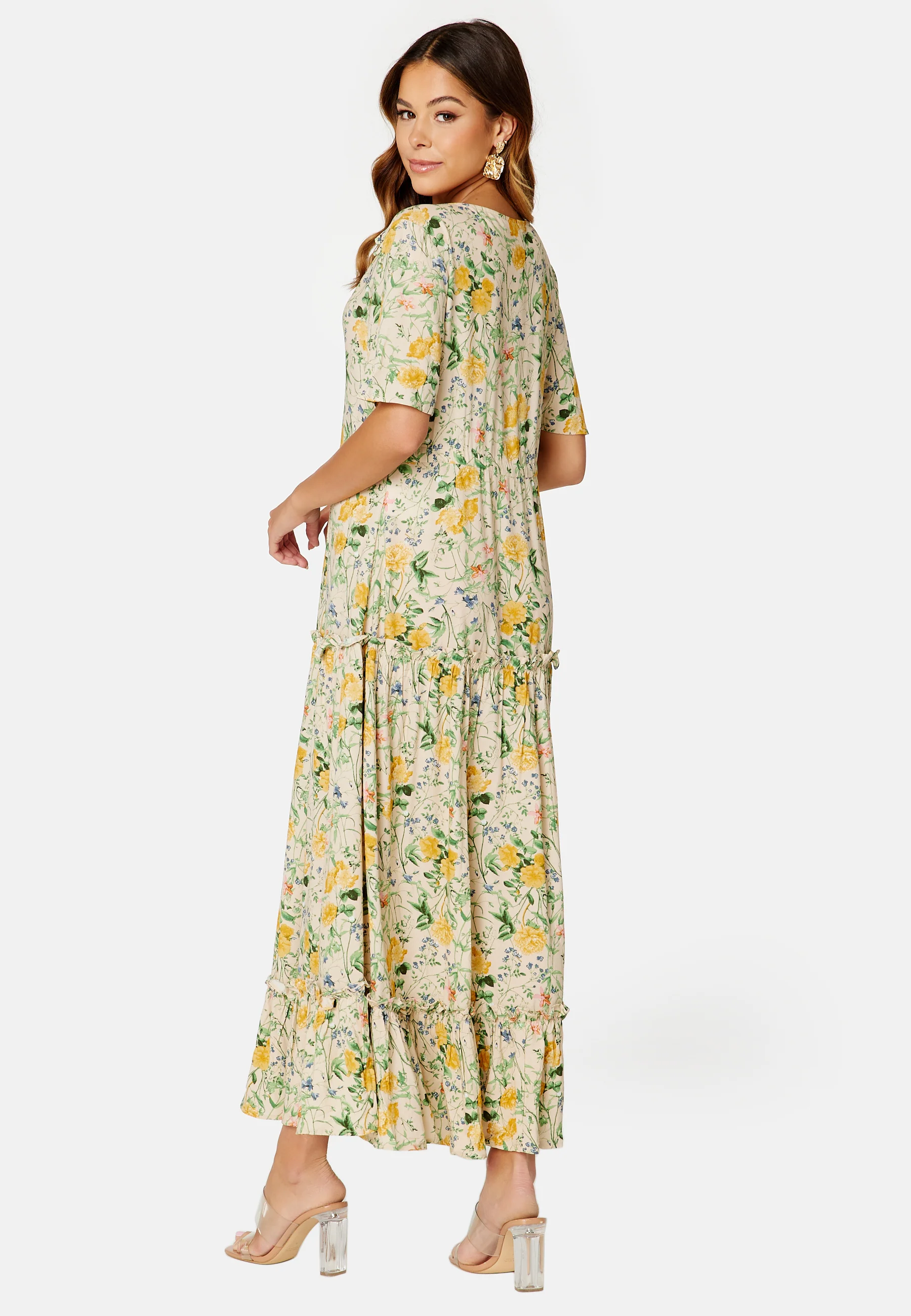 Objlorena S/S Long Dress - Image 2