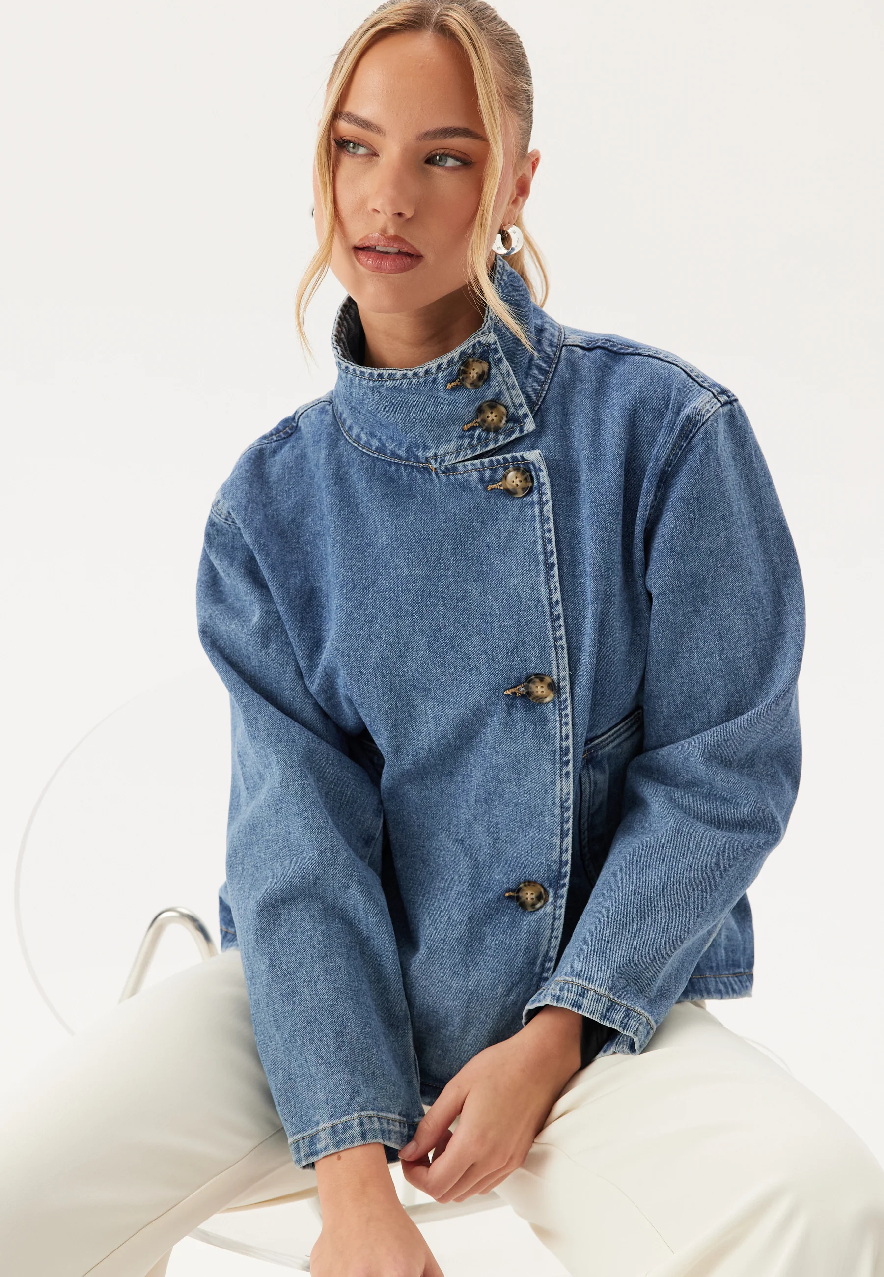 Objtilla Gro L/S LO DENIM JACKET
