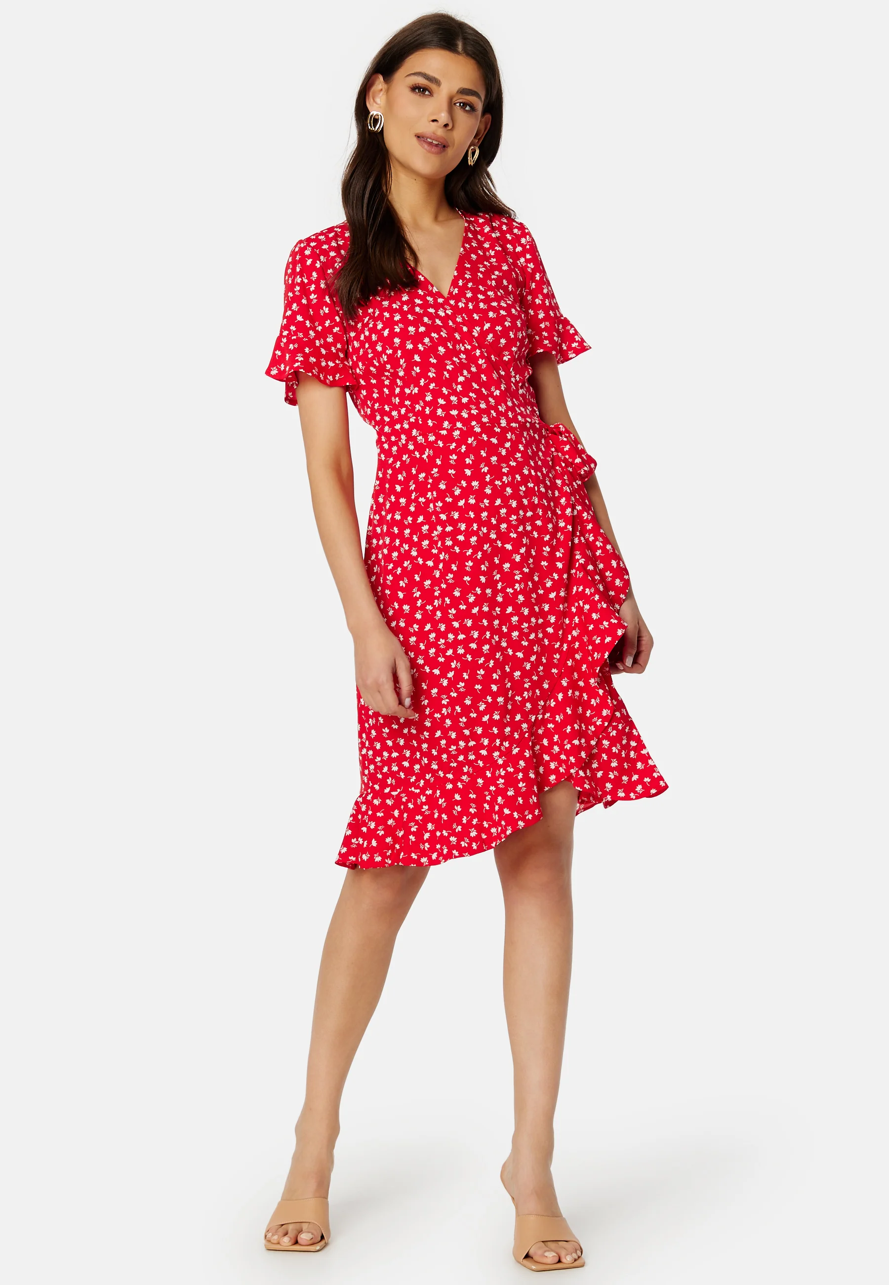 Olivia S/S Wrap Dress - Image 2