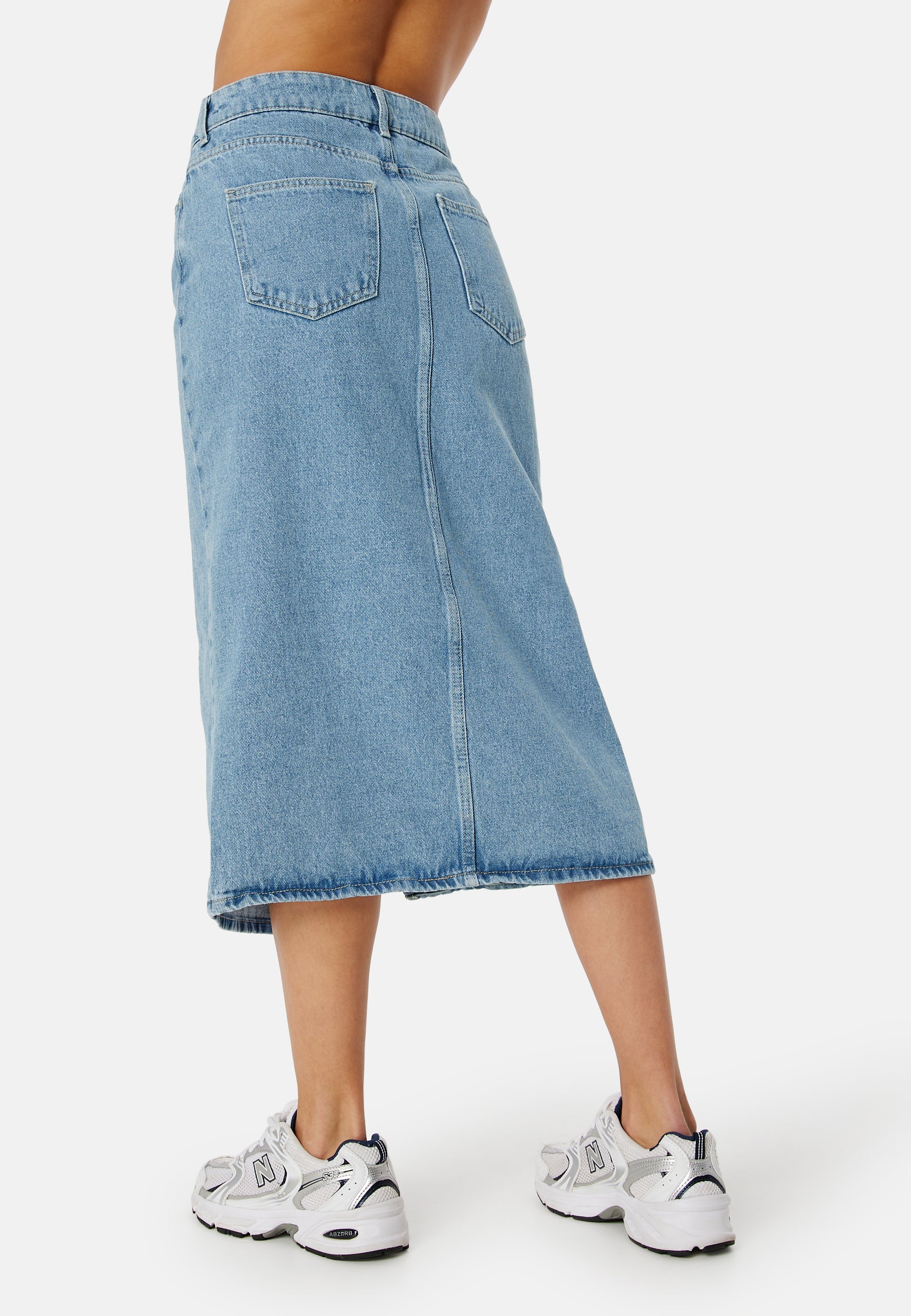 Onlbianca Midi Skirt Denim - Image 3