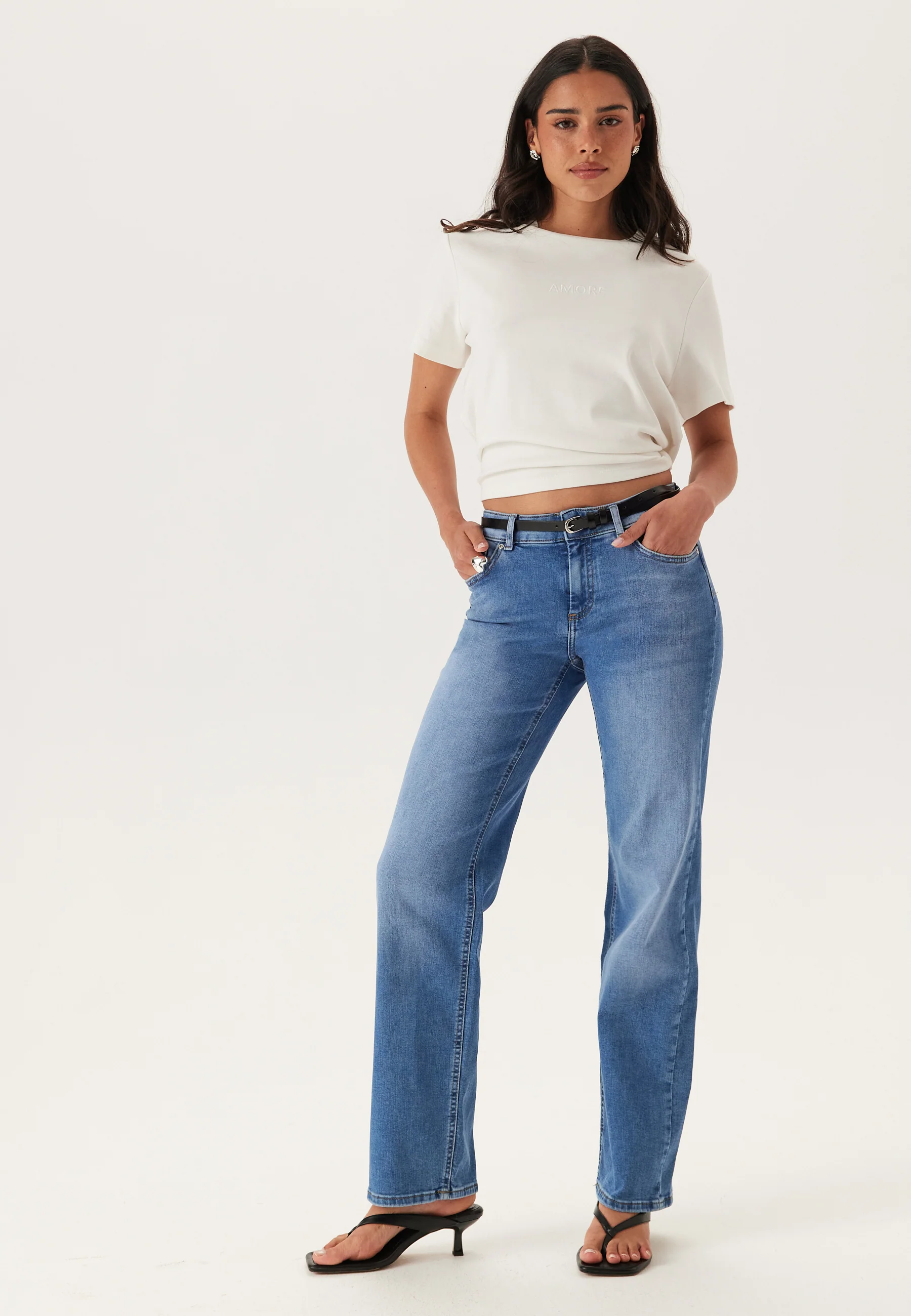 Onlblush Mid Straight Dnm - Image 3
