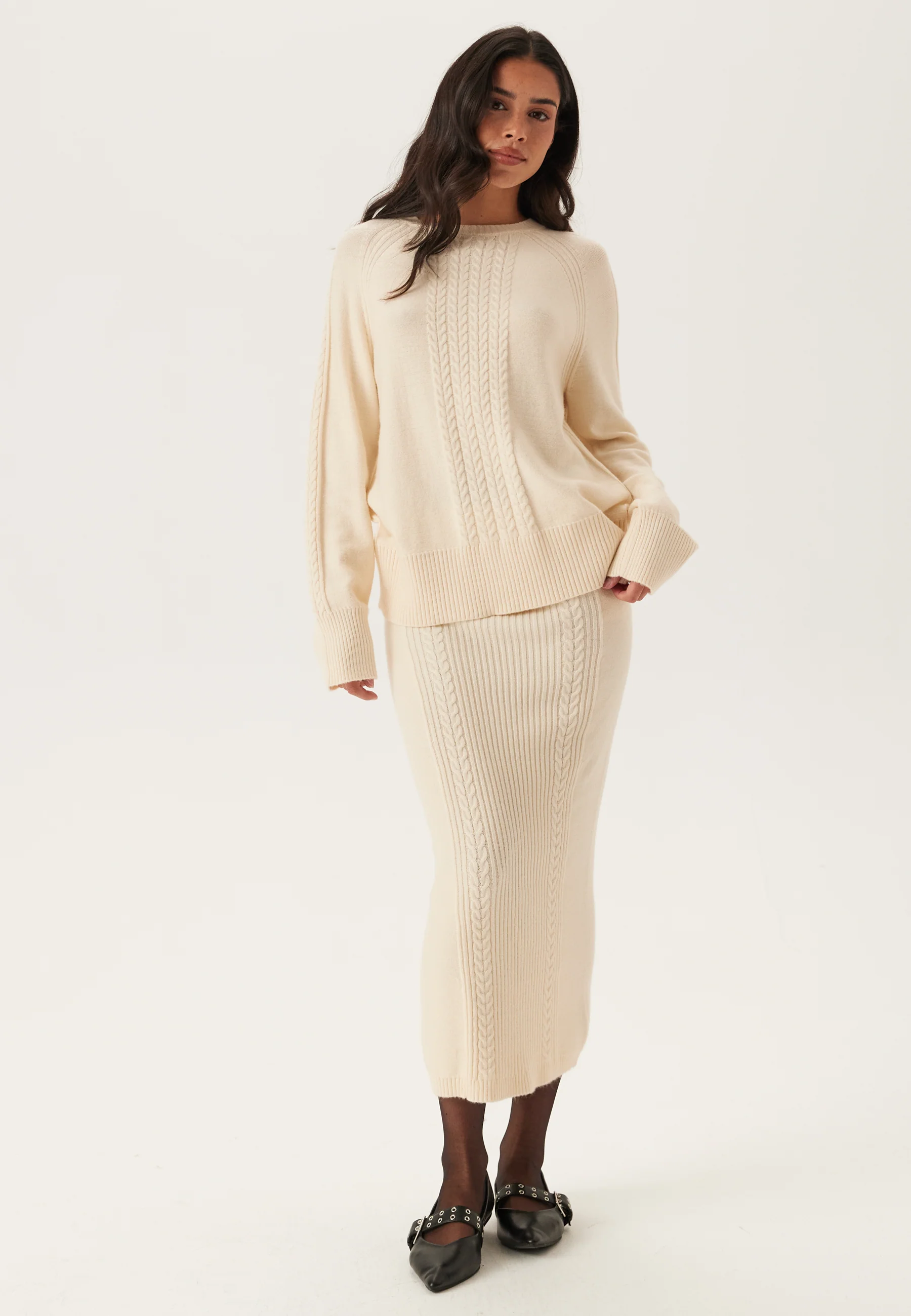Onlkatia Cabel Midi Skirt Cc K - Image 2