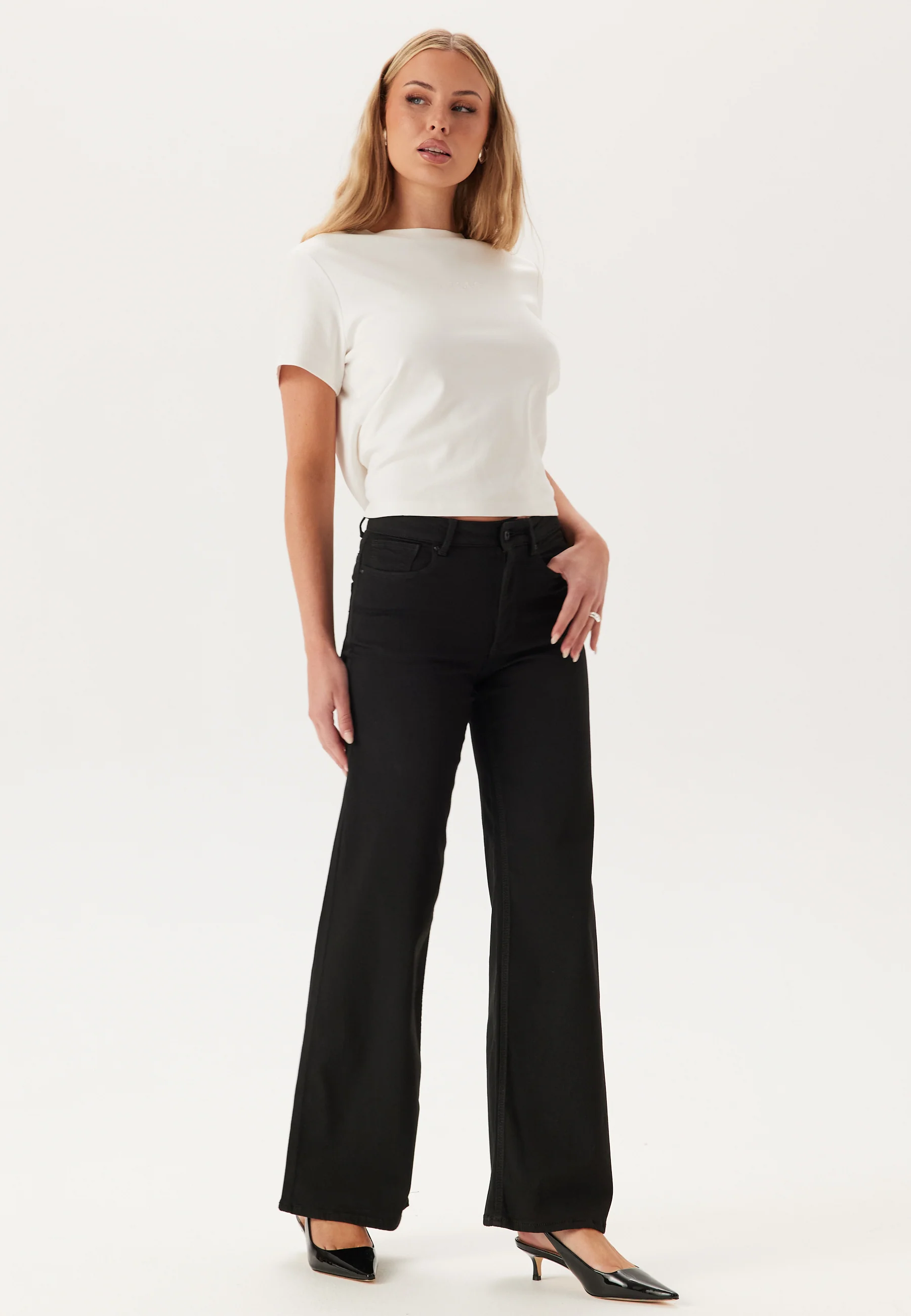 Onlmadison Blush Hw Wide Dnm