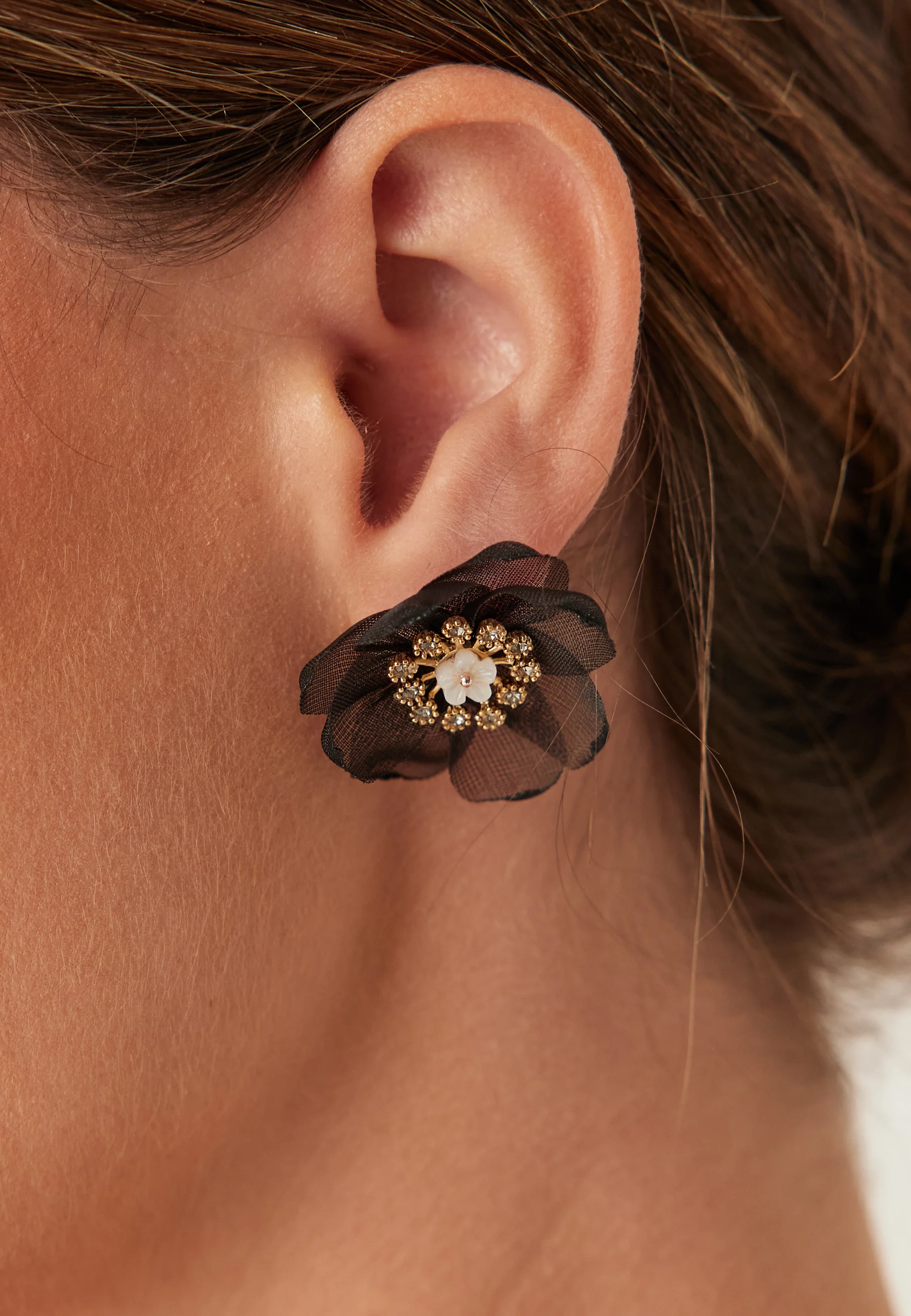 Organza Botanical Earrings
