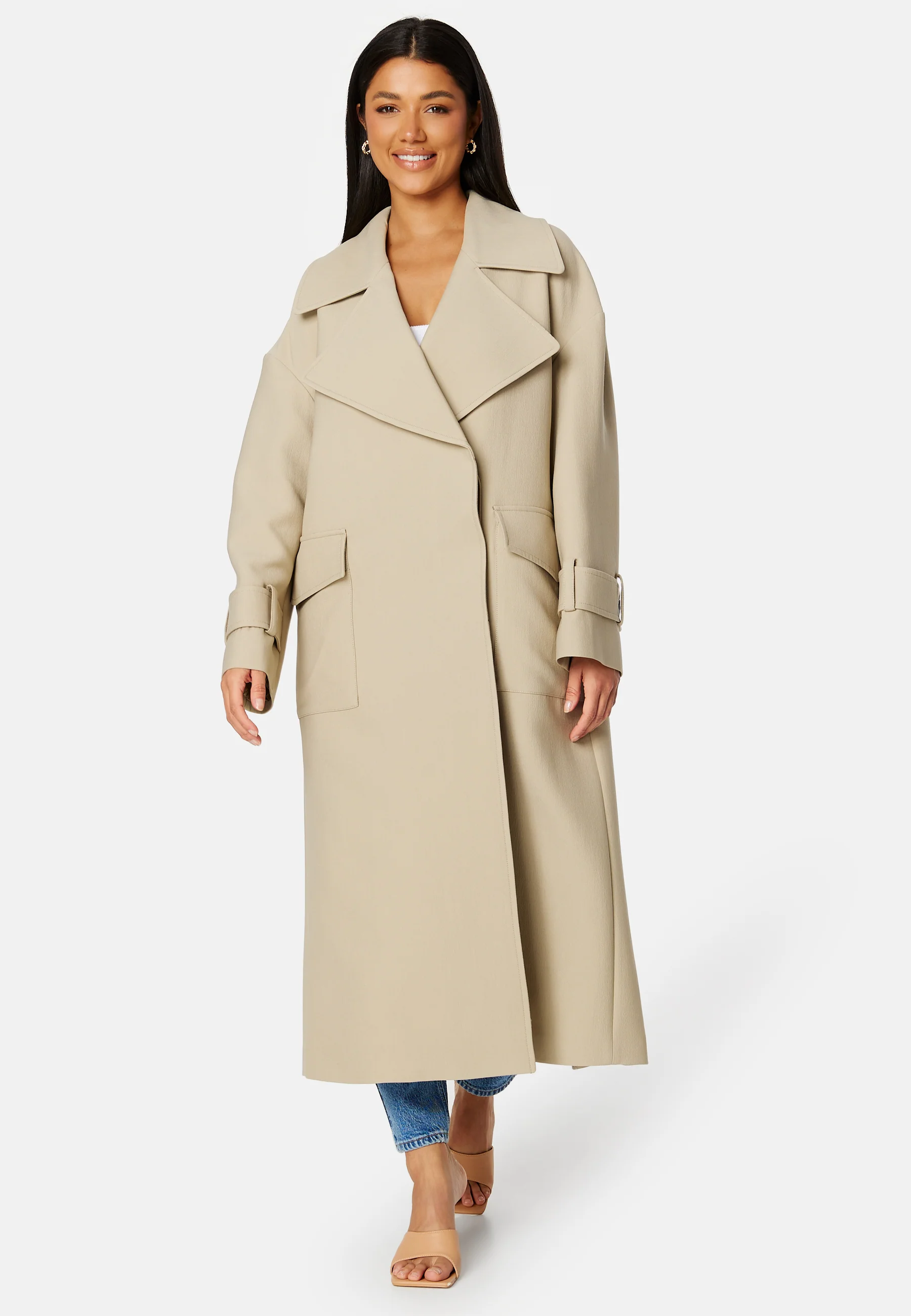 Oversized Fluid Coat - Image 3