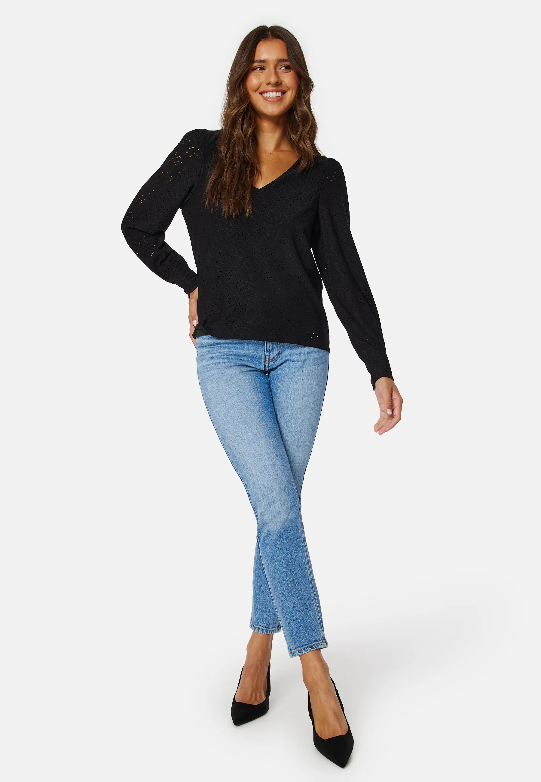 Paulina V-Neck L/S Top - Image 3