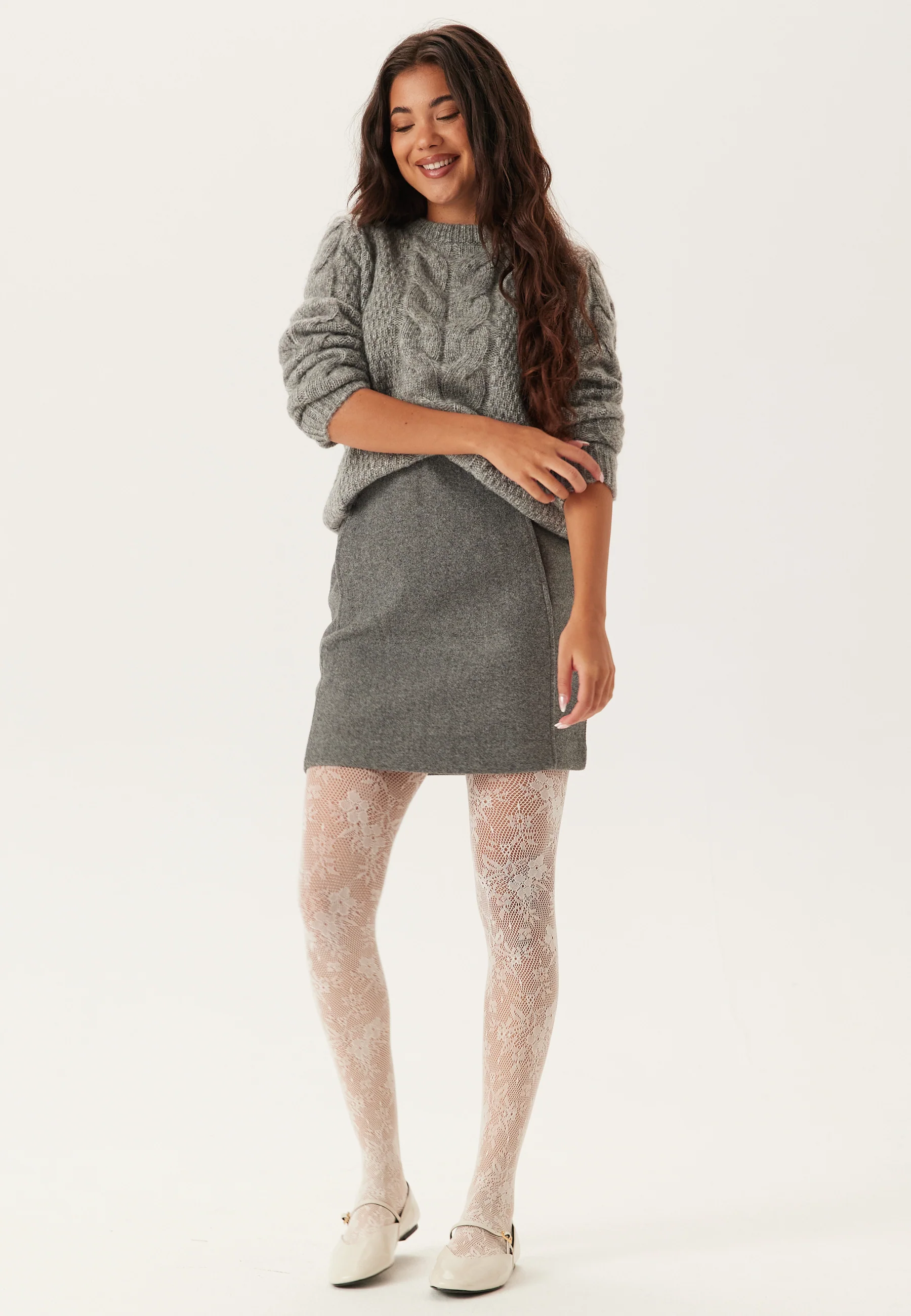 Pcnina Ls O-neck Knit - Image 5