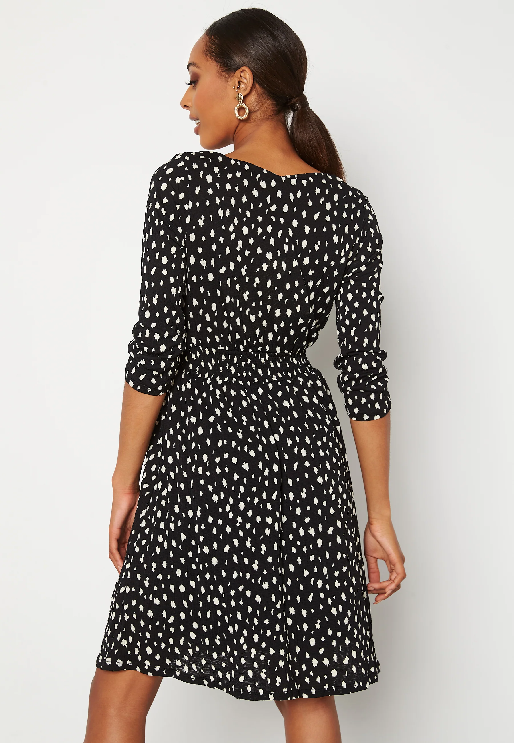 Pella 3/4 Wrap Short Dress - Image 3