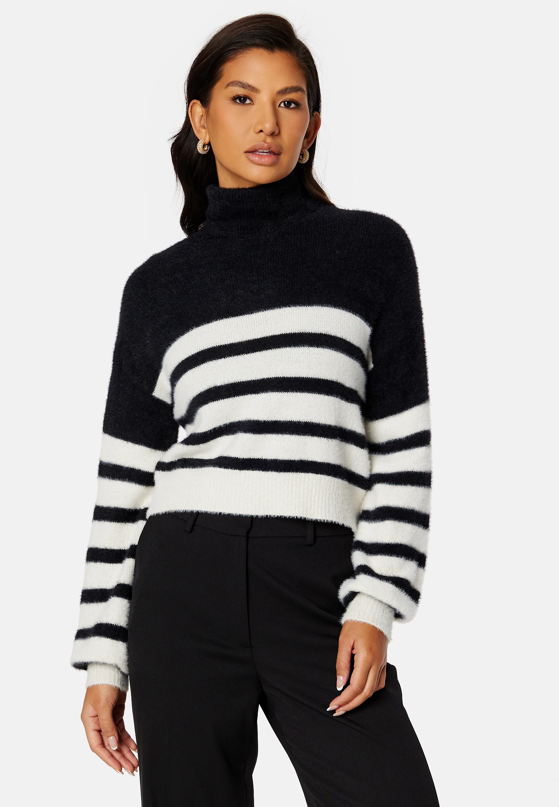 Piumo L/S Stripe Rollneck - Image 4