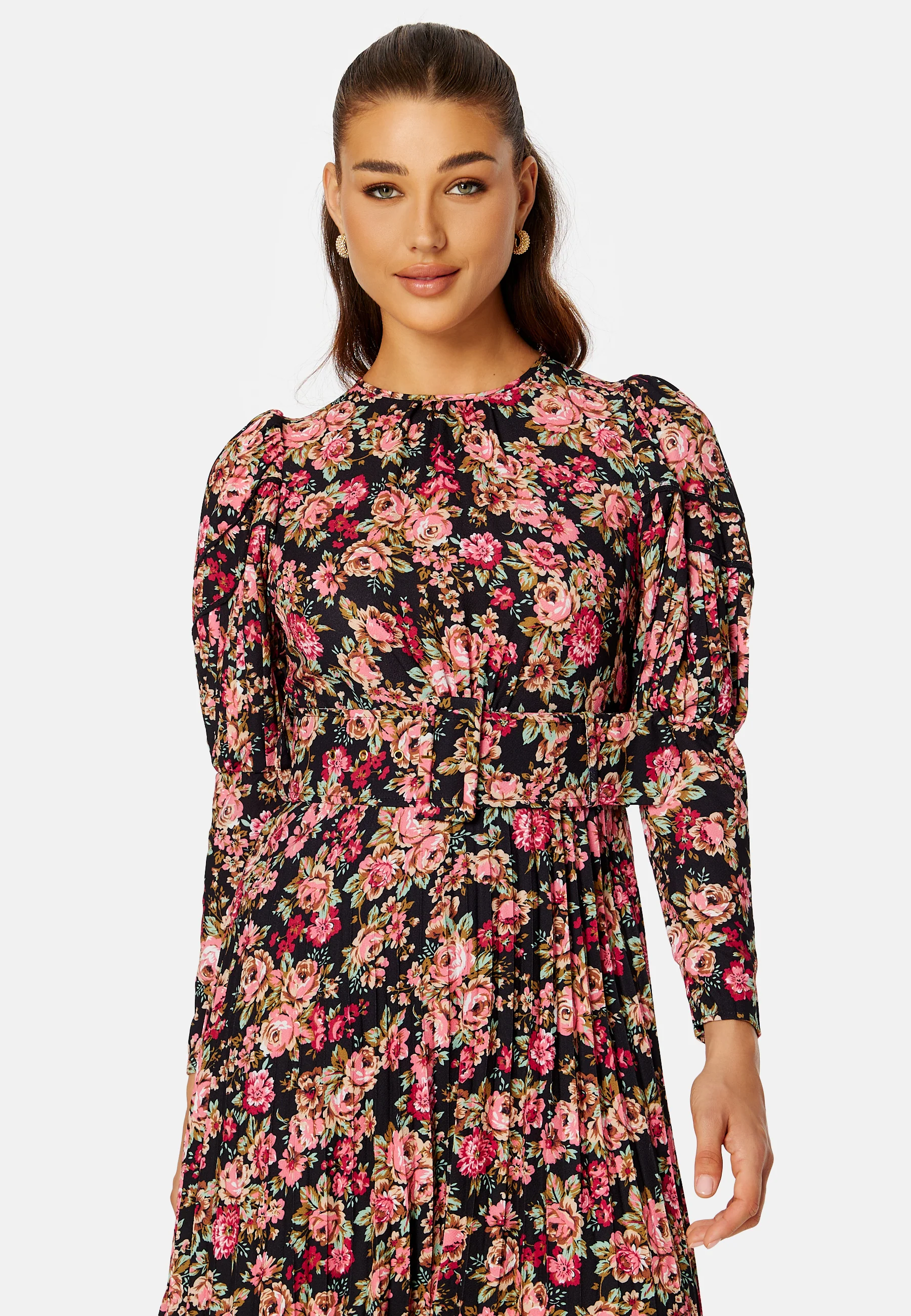 Plisse Midi Dress - Image 4