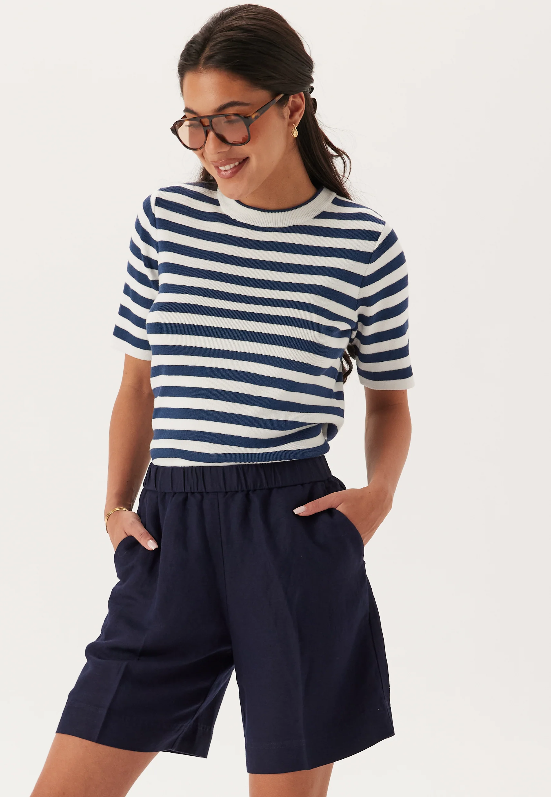 Rel Linen Blend Pull On Shorts - Image 2