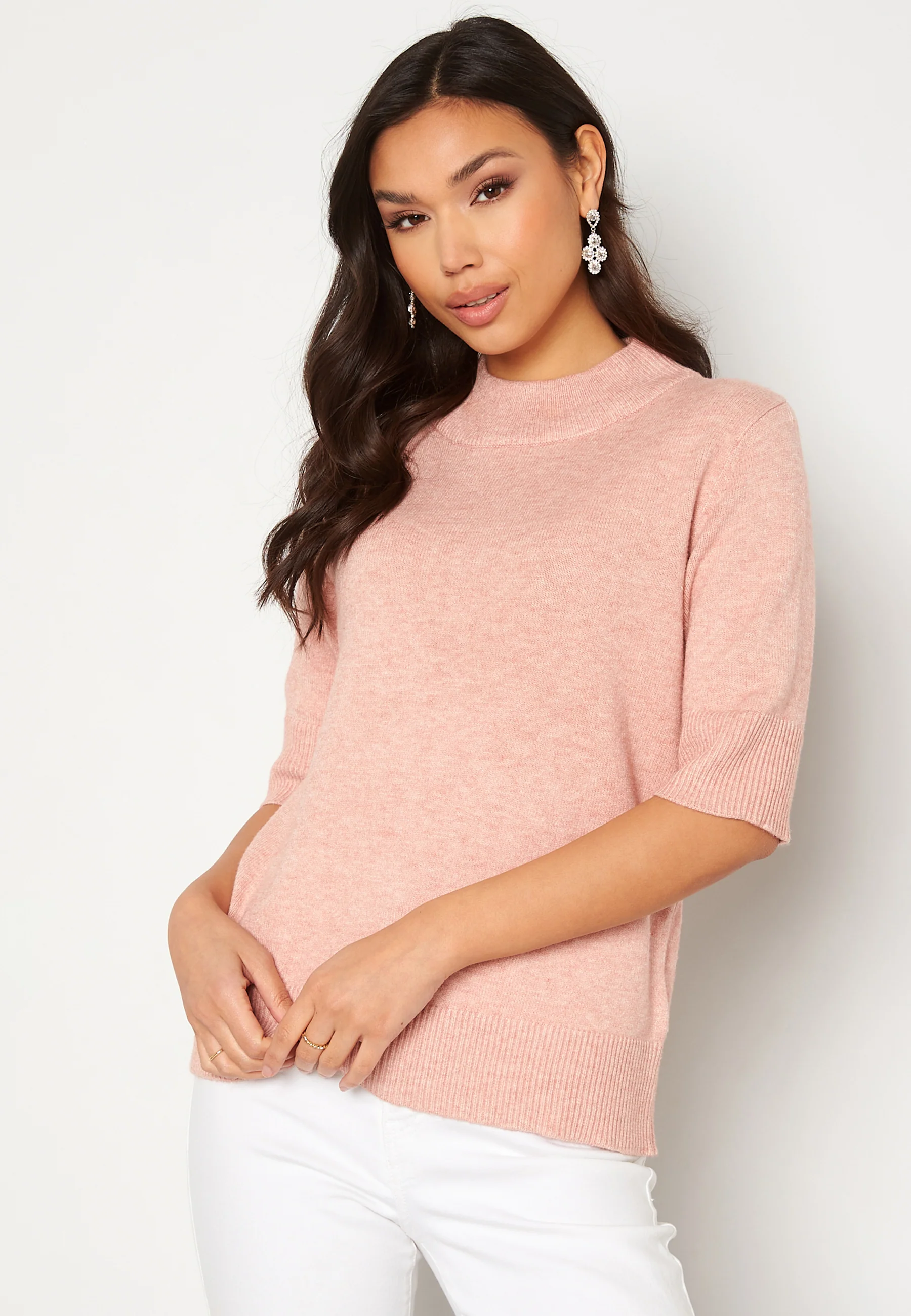 Ril Crew Neck 2/4 Knit Top - Image 2