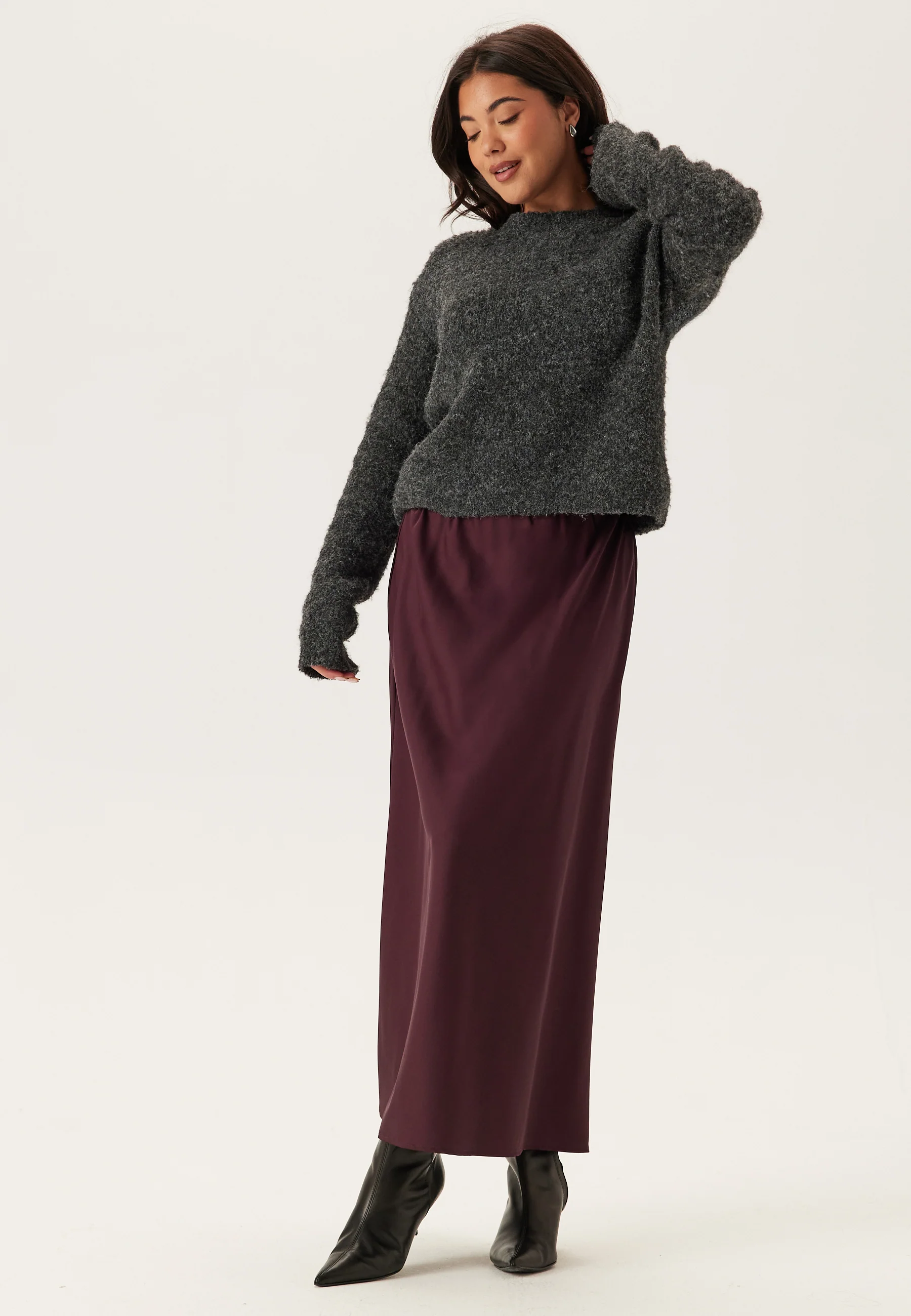 Satin Midaxi Skirt