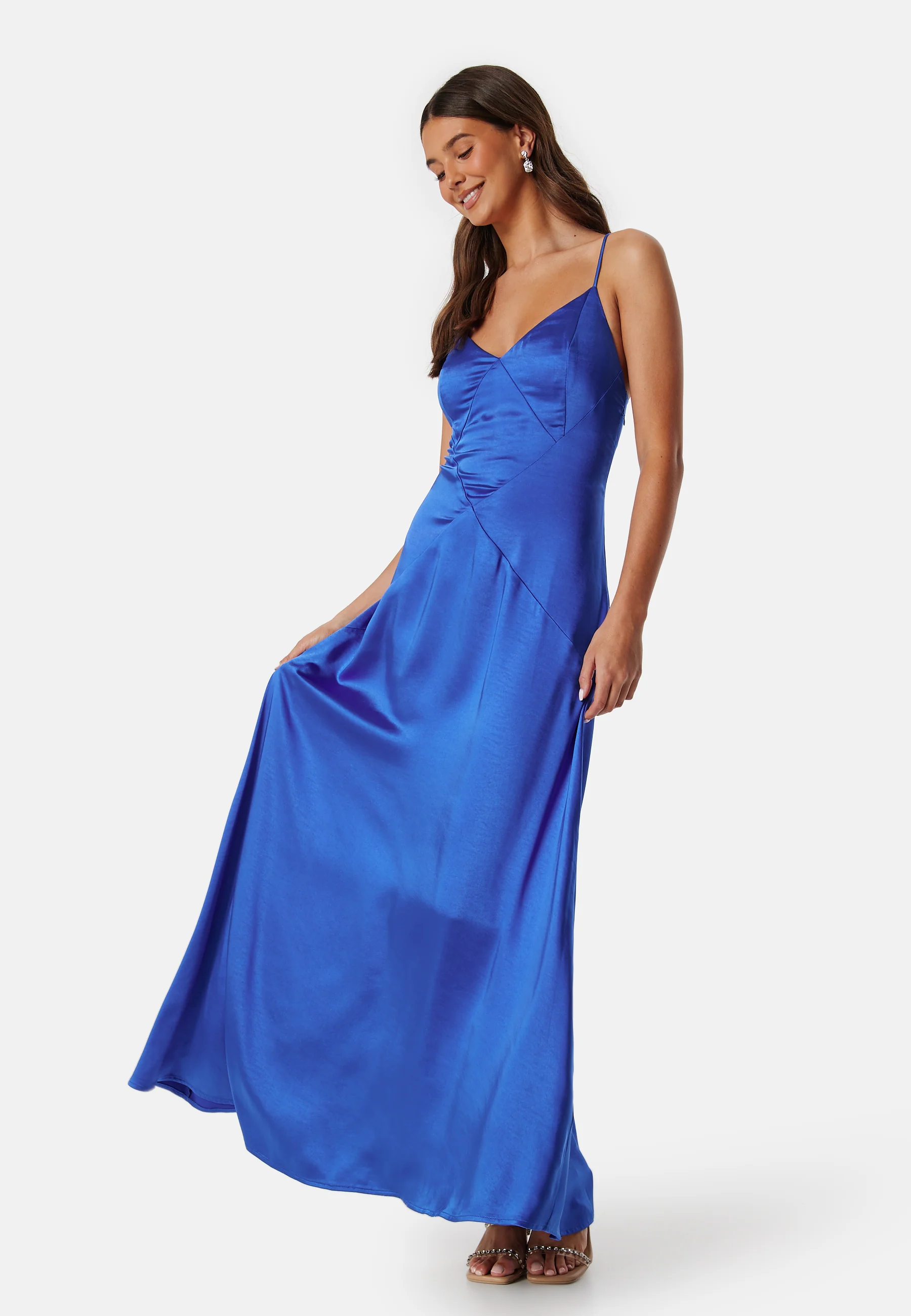 Satin Strap Gown
