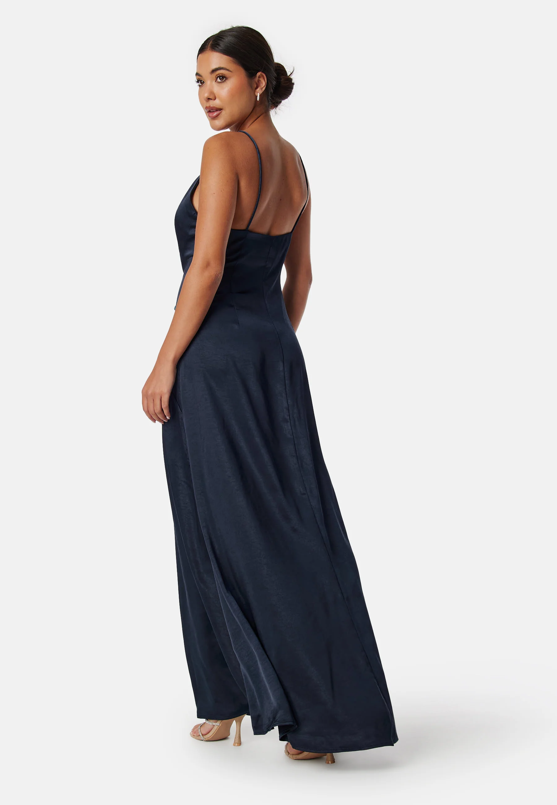 Satin Strap Gown - Image 3