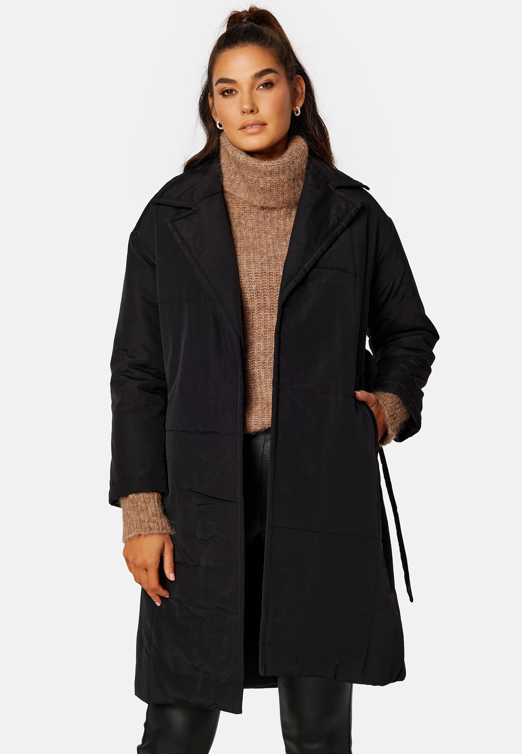 Selena Belt Puffer Coat - Image 2