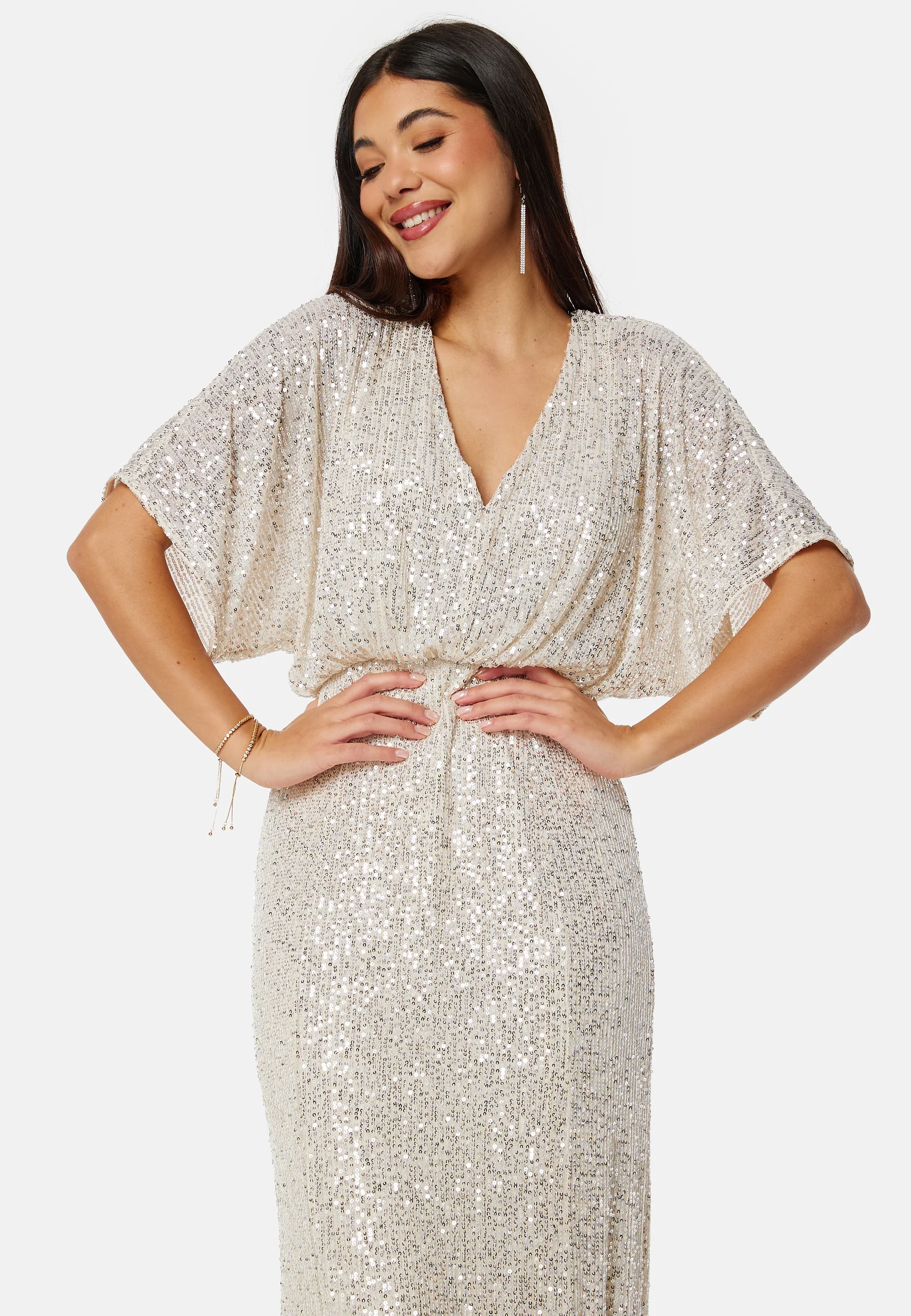 Sequin S/S Gown - Image 3