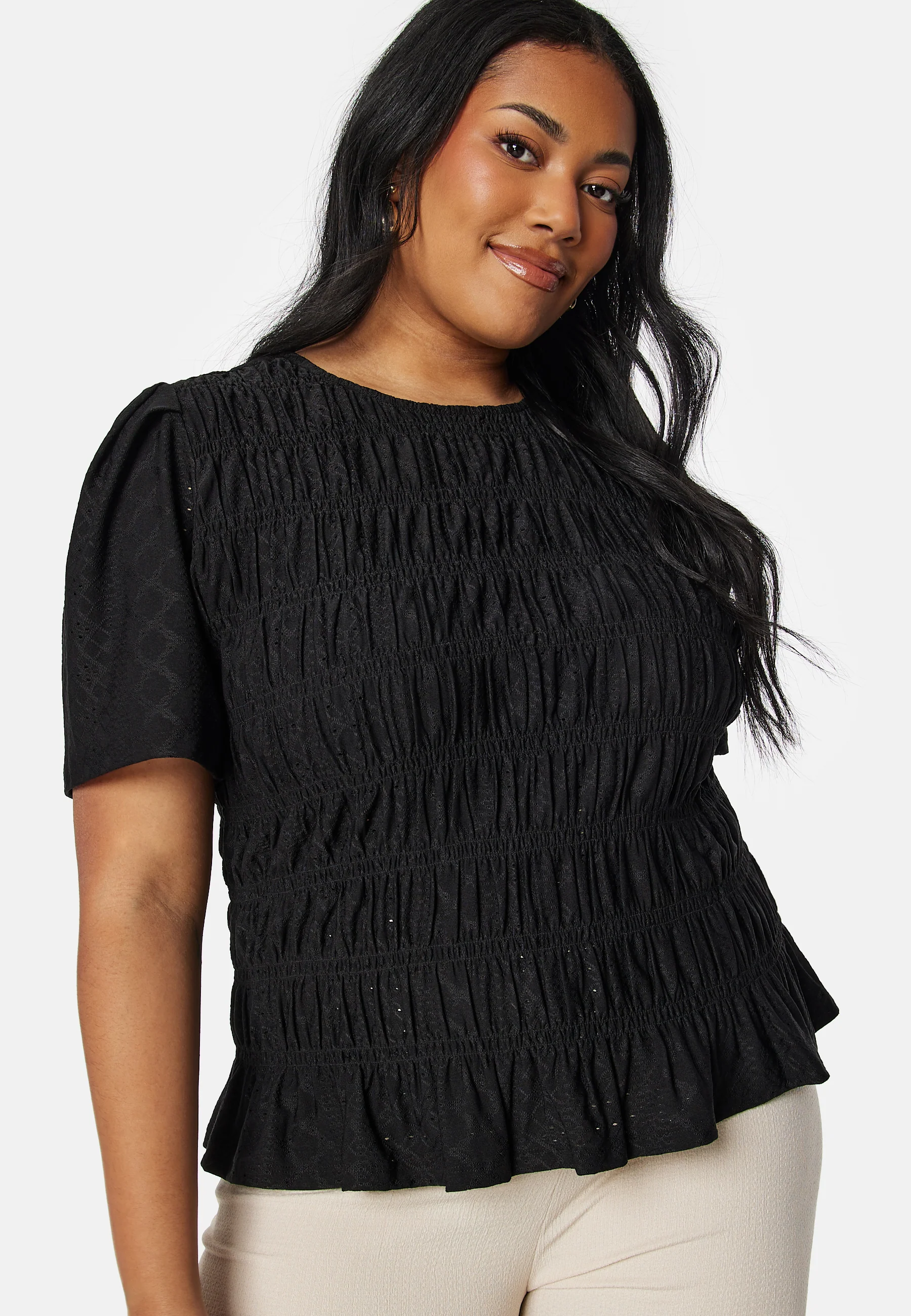 Short Sleeve Smock Top - Image 6