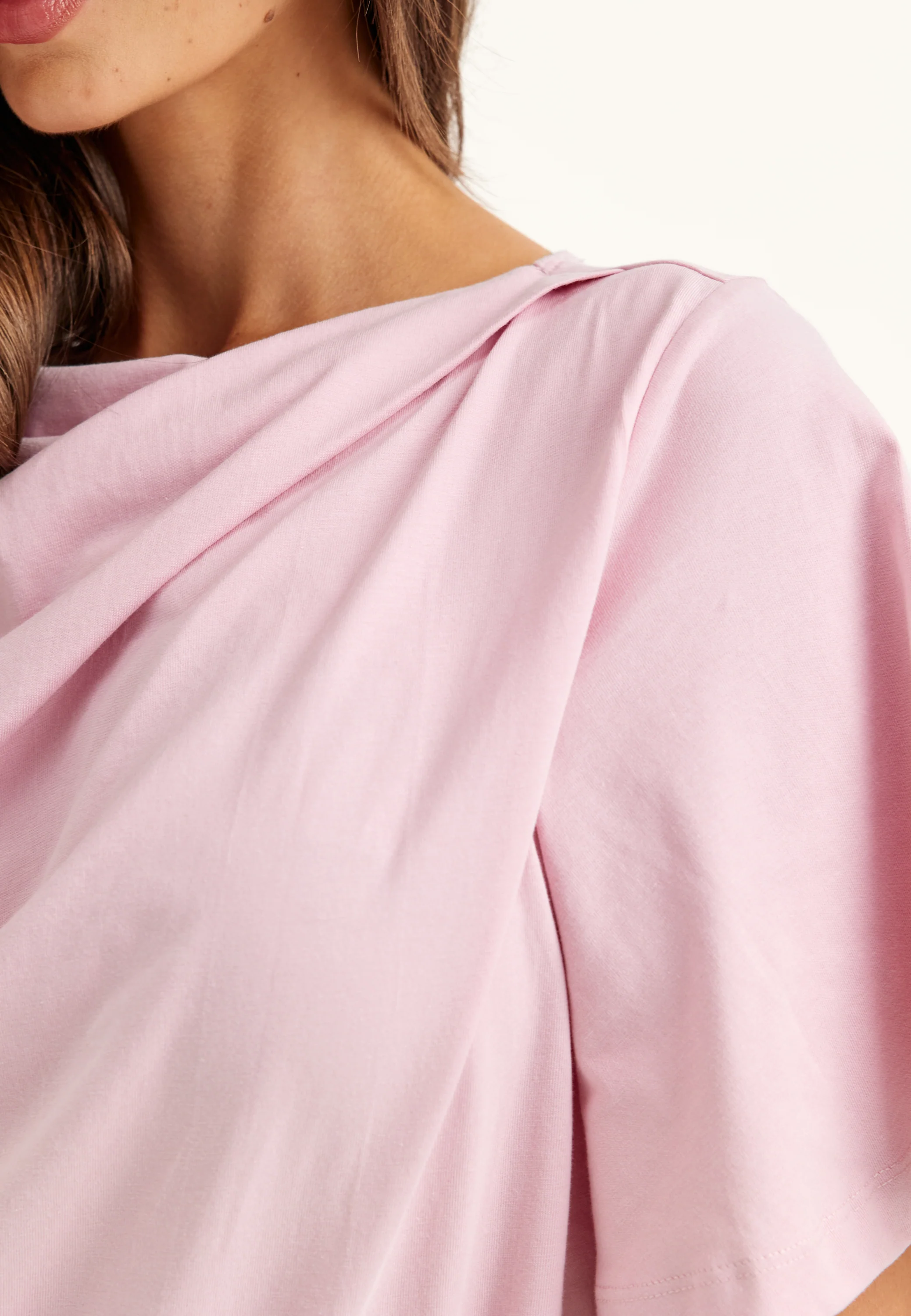Slfoline Light Ss Draped Neck - Image 6