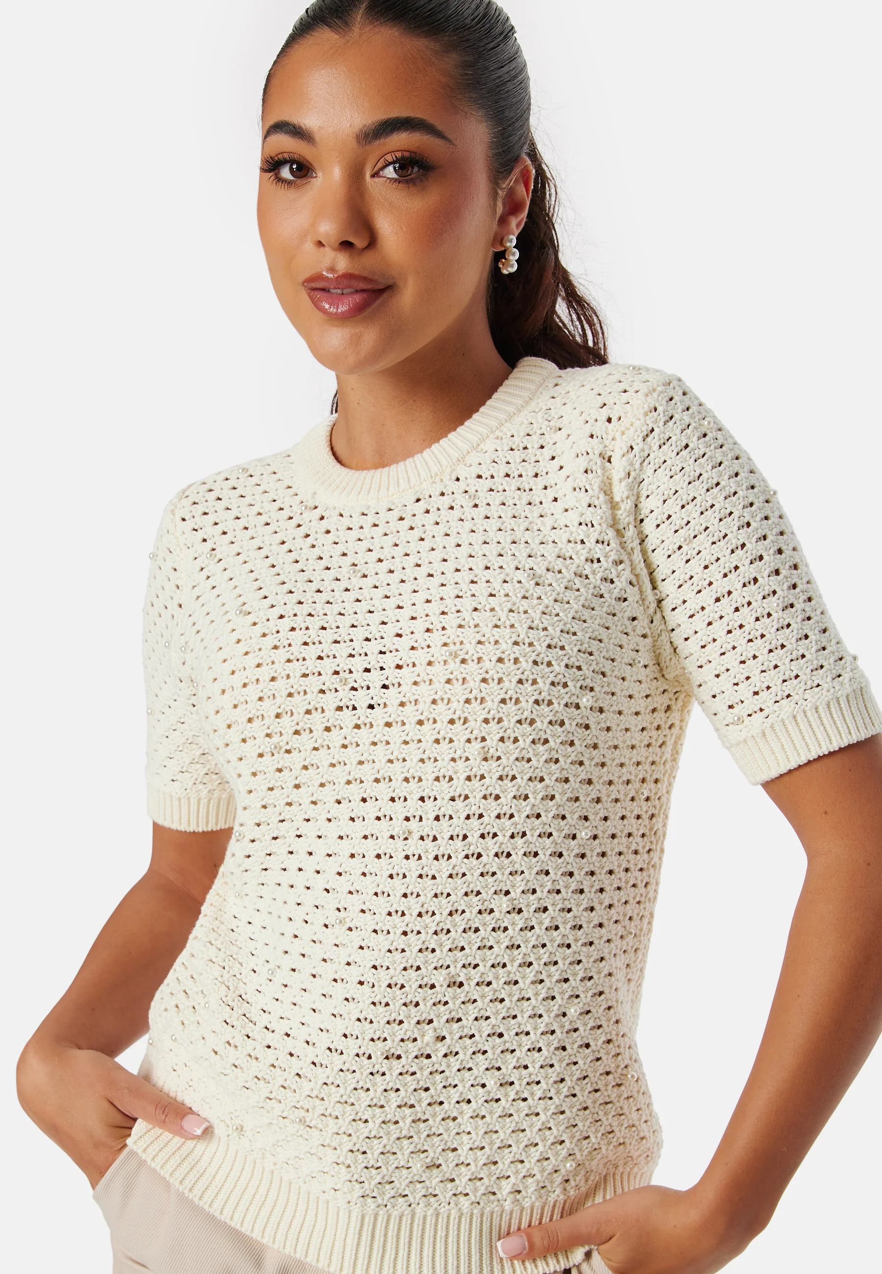 Slfpenny SS Knit Top