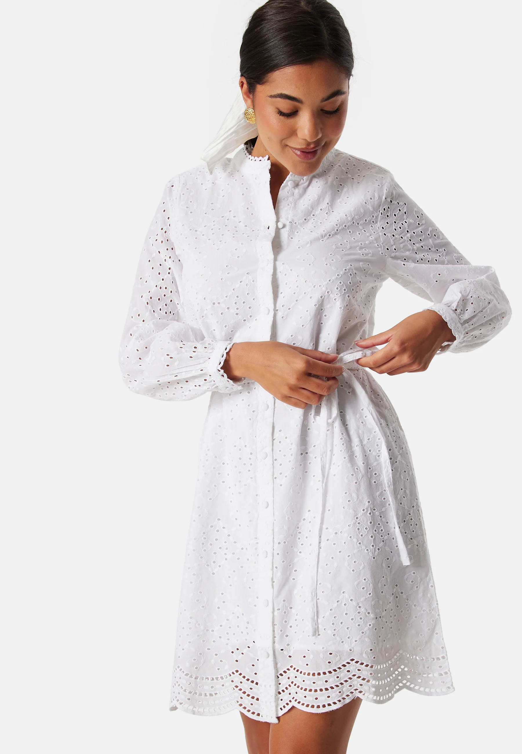 SlfTatiana Short Embr Dress