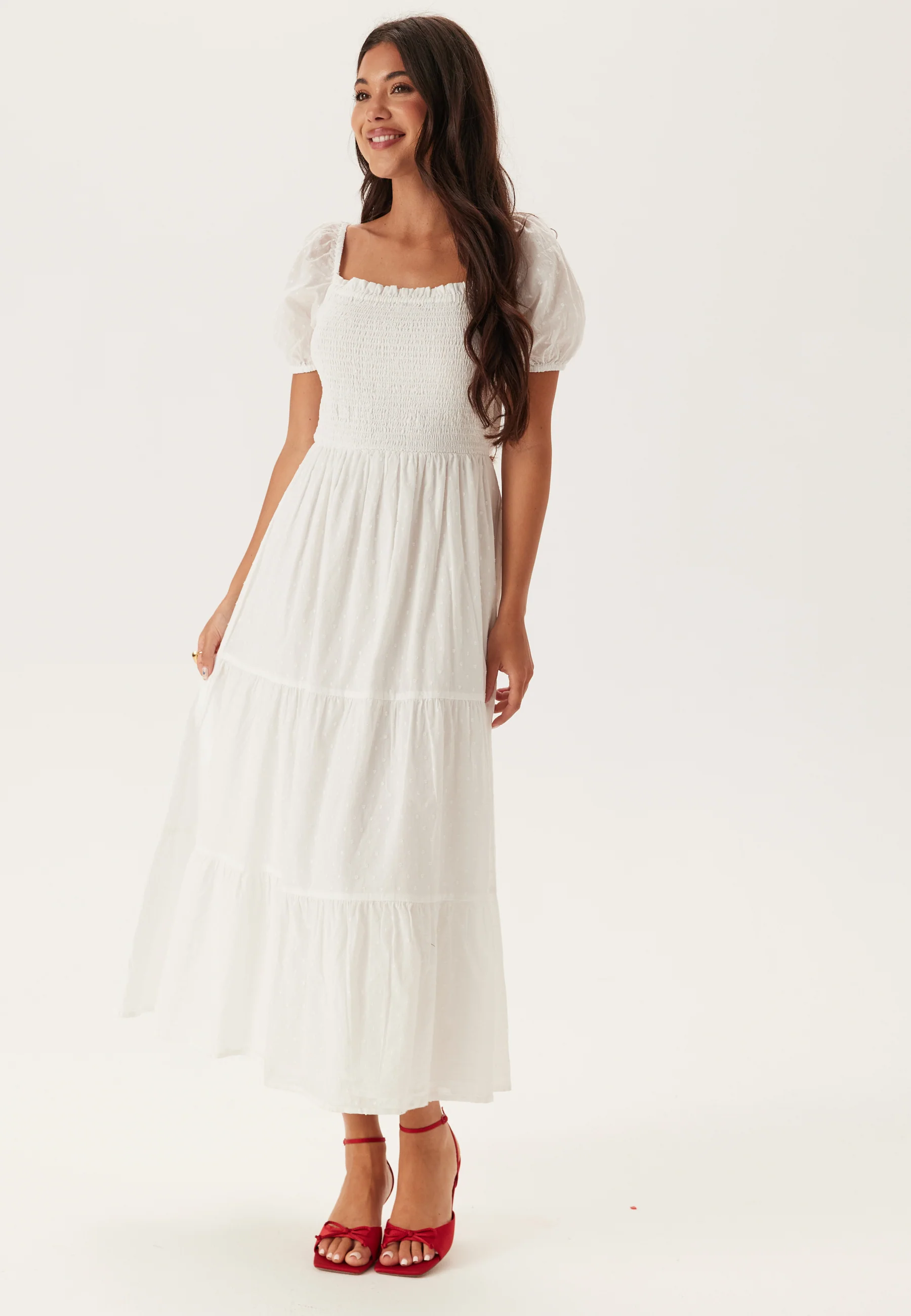 Smock Maxi Dress - Image 3