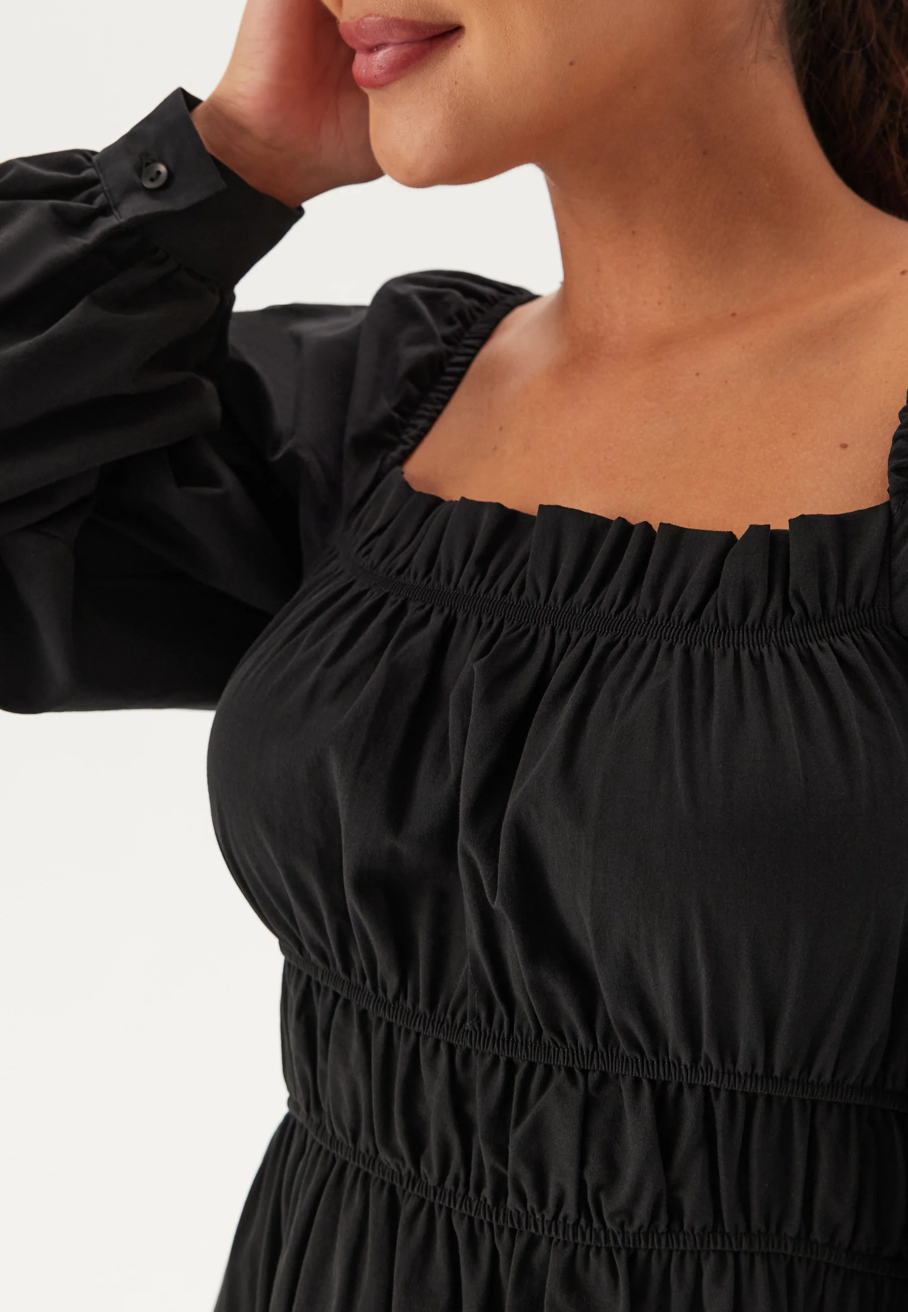 Smock Midi Dress - Image 3