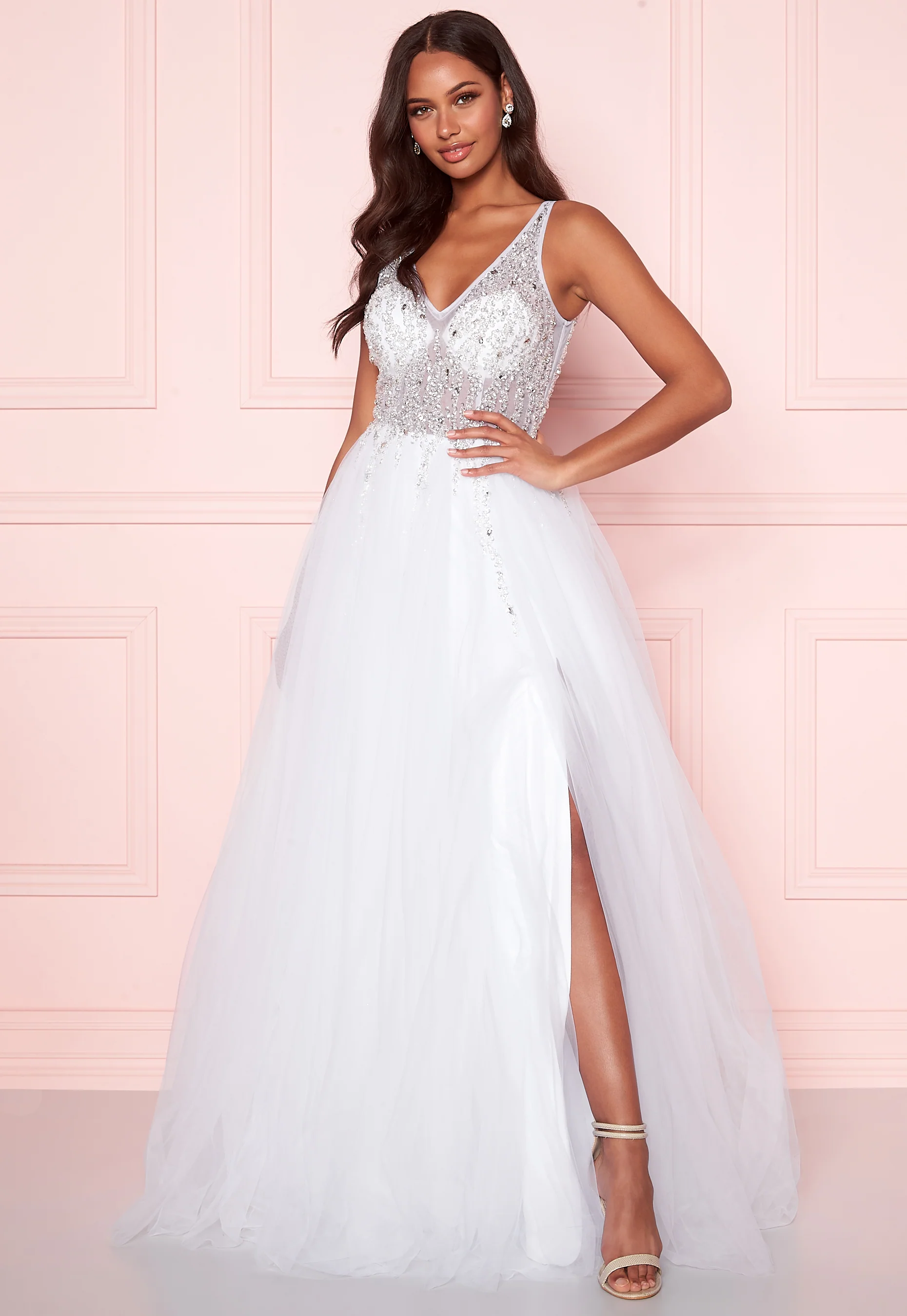 Sparkling Tulle Wedding Dress - Image 2