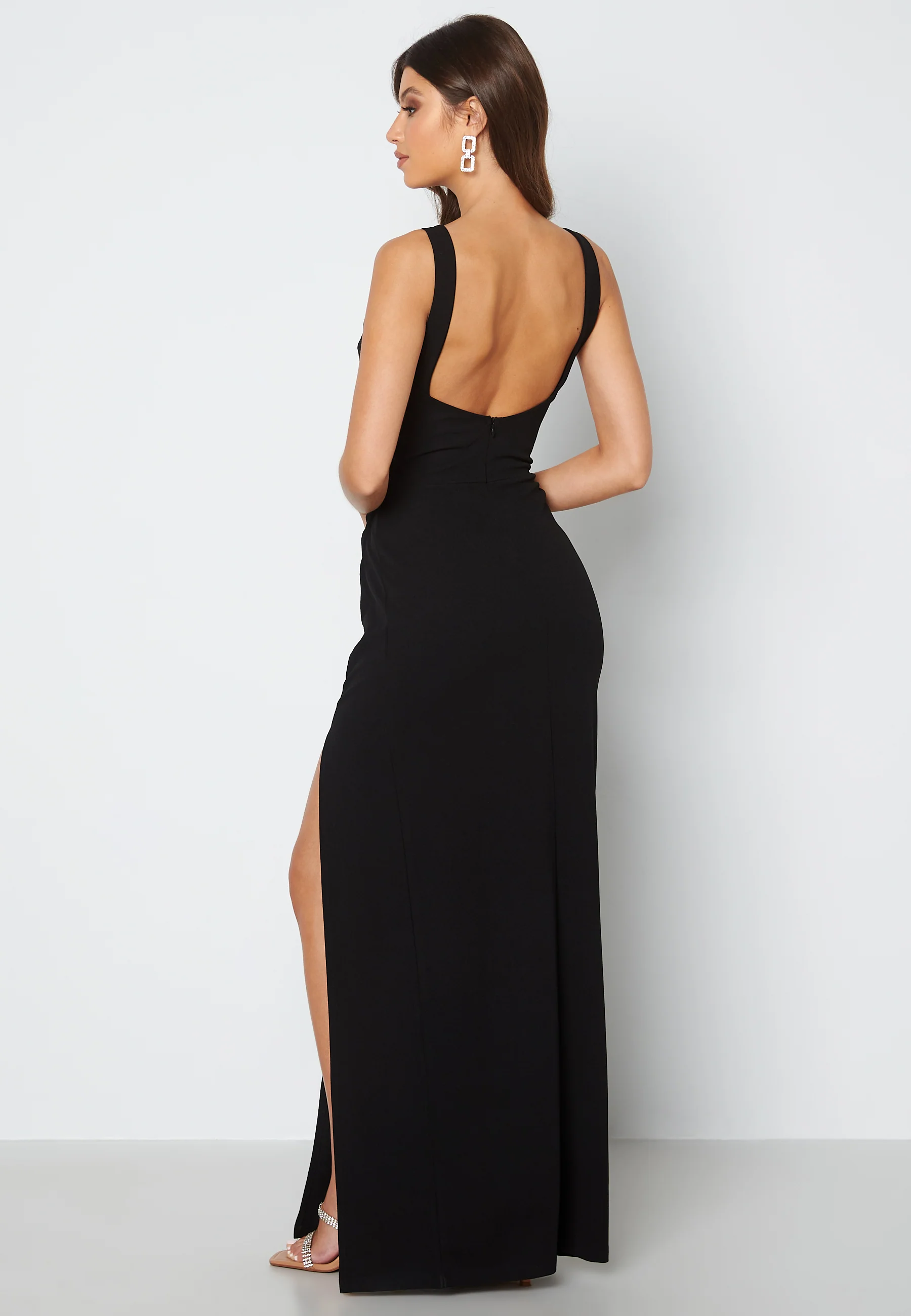 Square neck slit maxi dress - Image 2