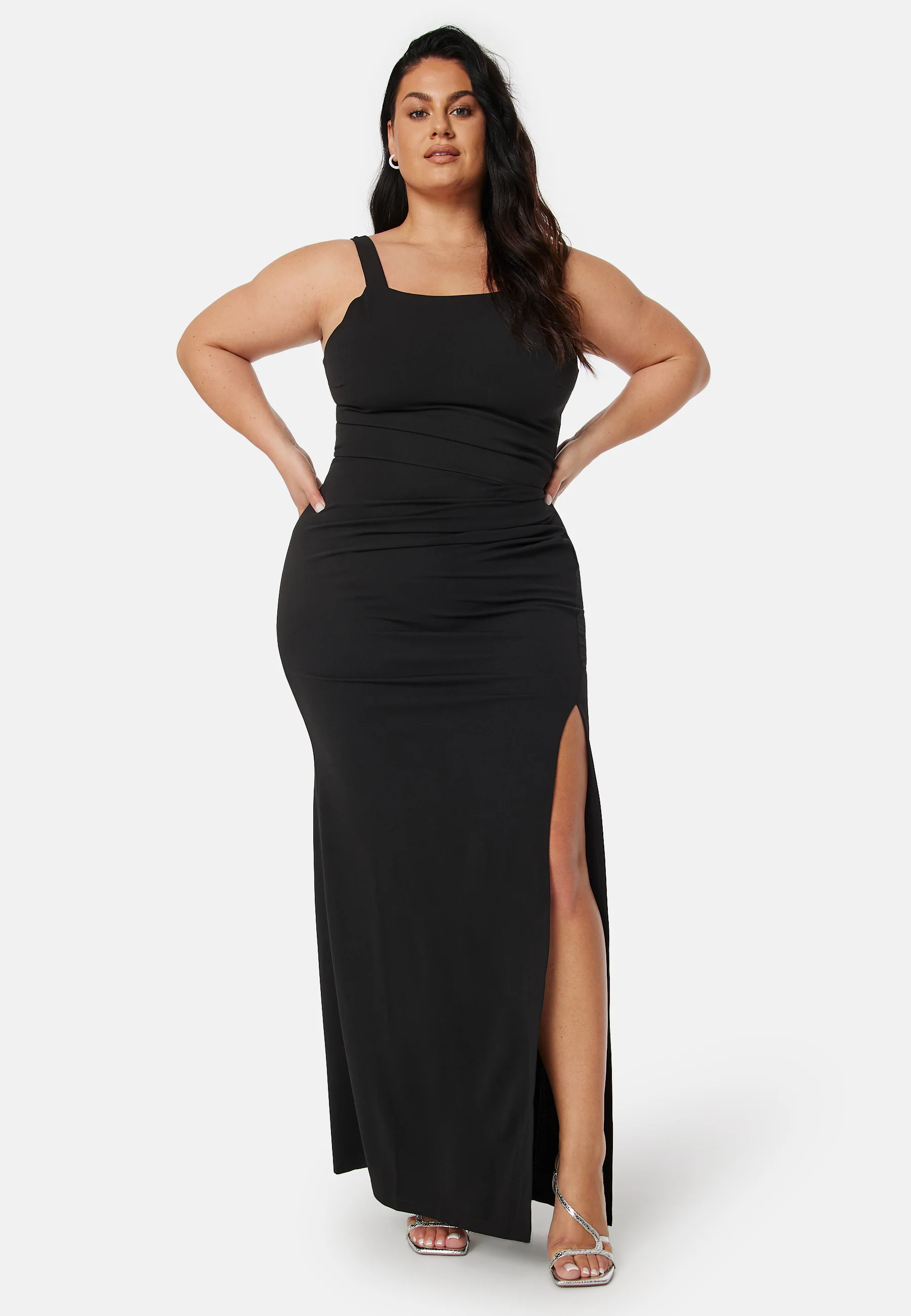 Square neck slit maxi dress - Image 7