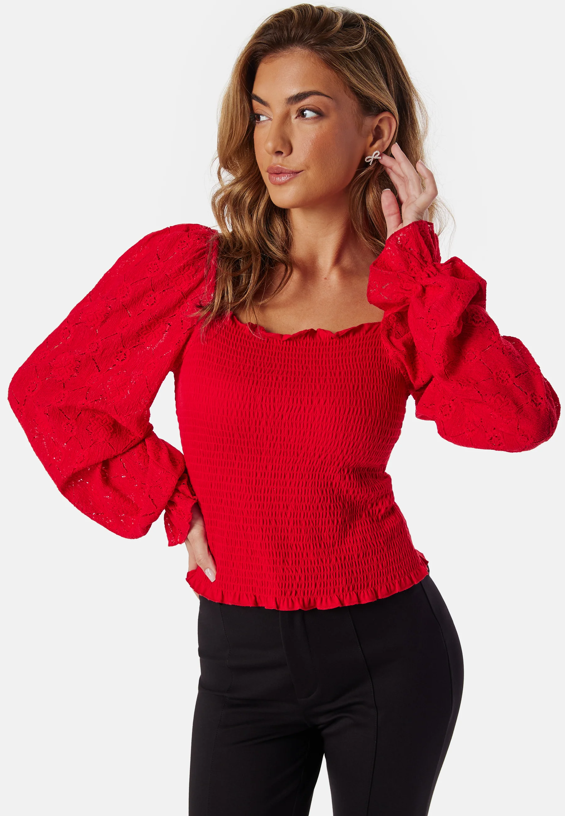 Square Neck Smock Top