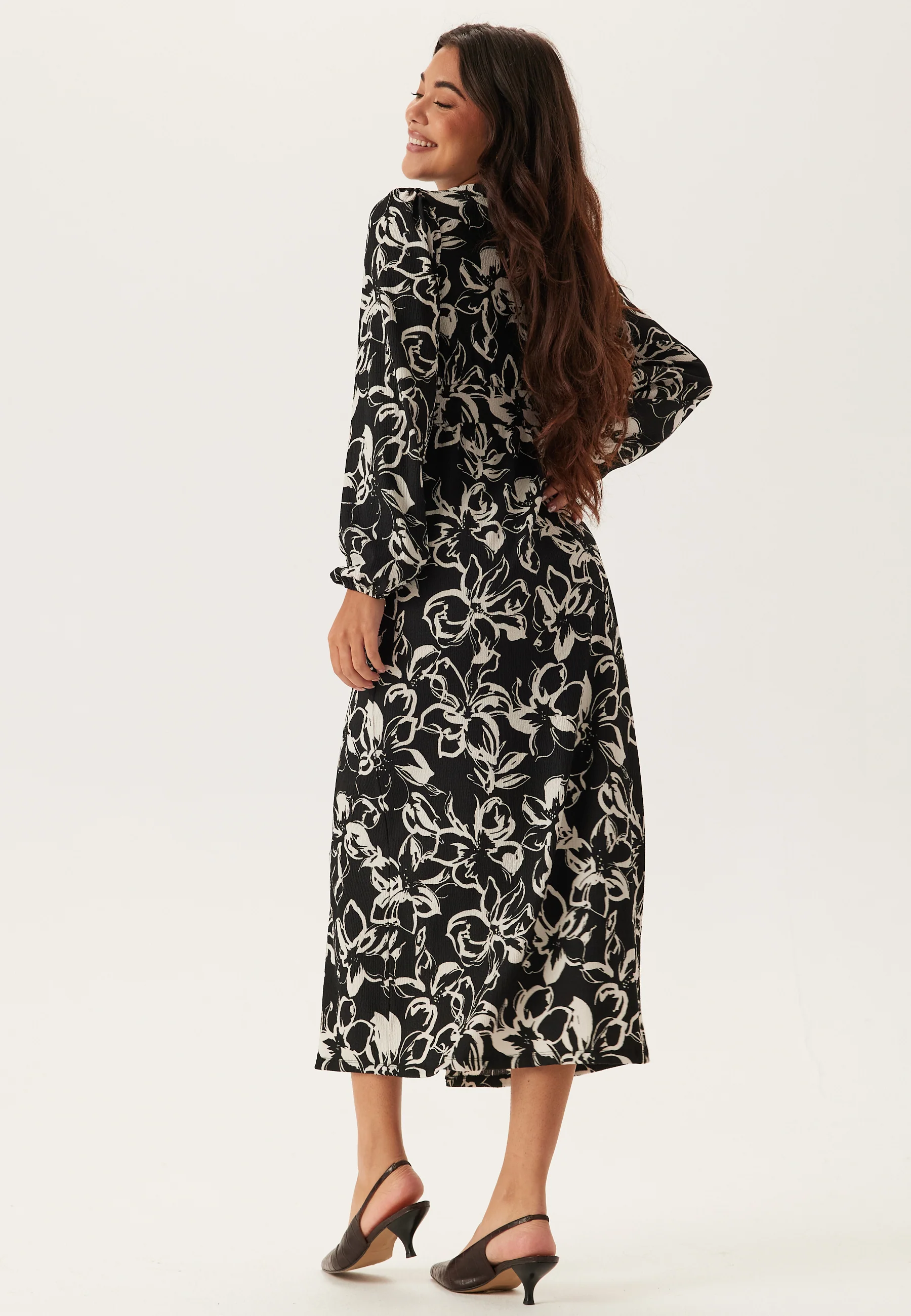 Structure Button Midi Dress - Image 3