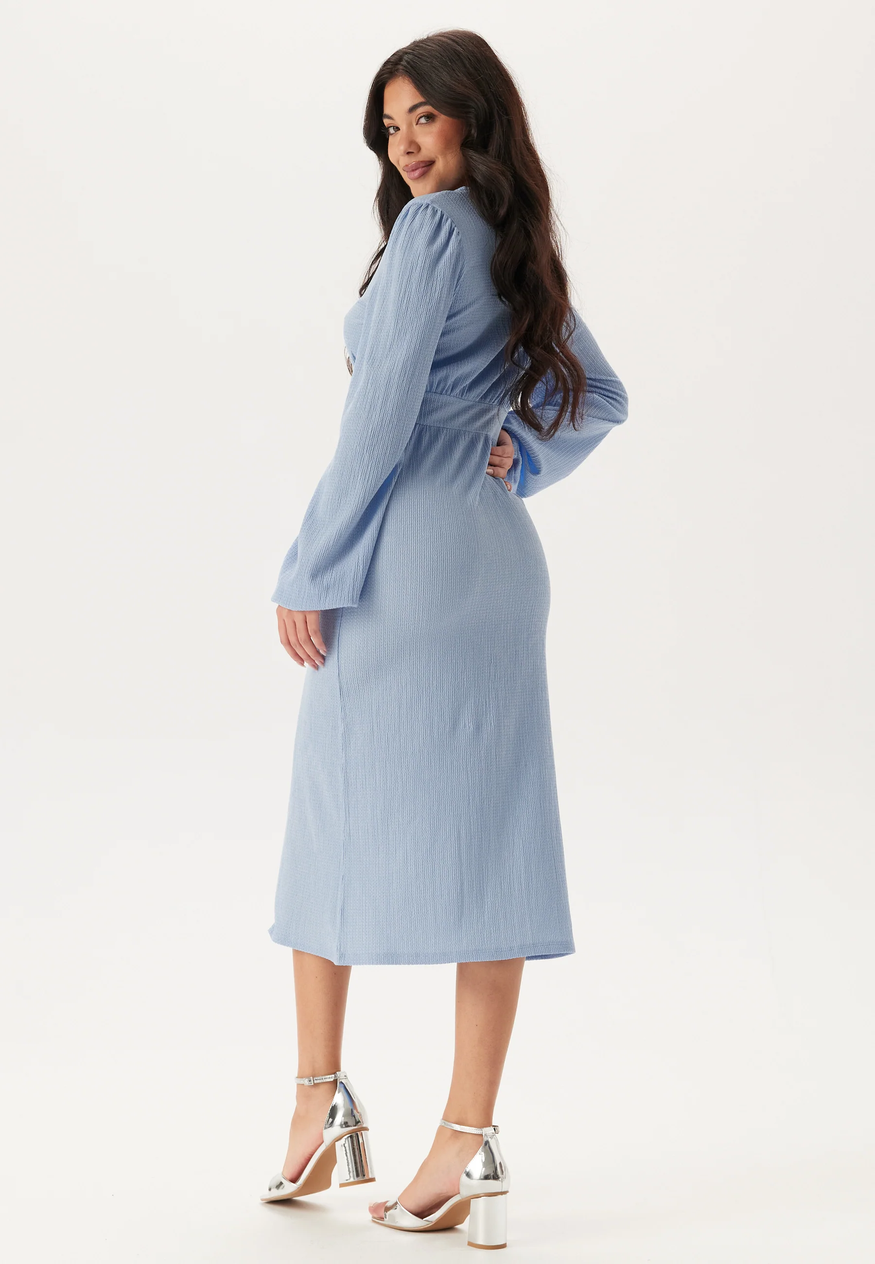 Structure Button Midi Dress - Image 3
