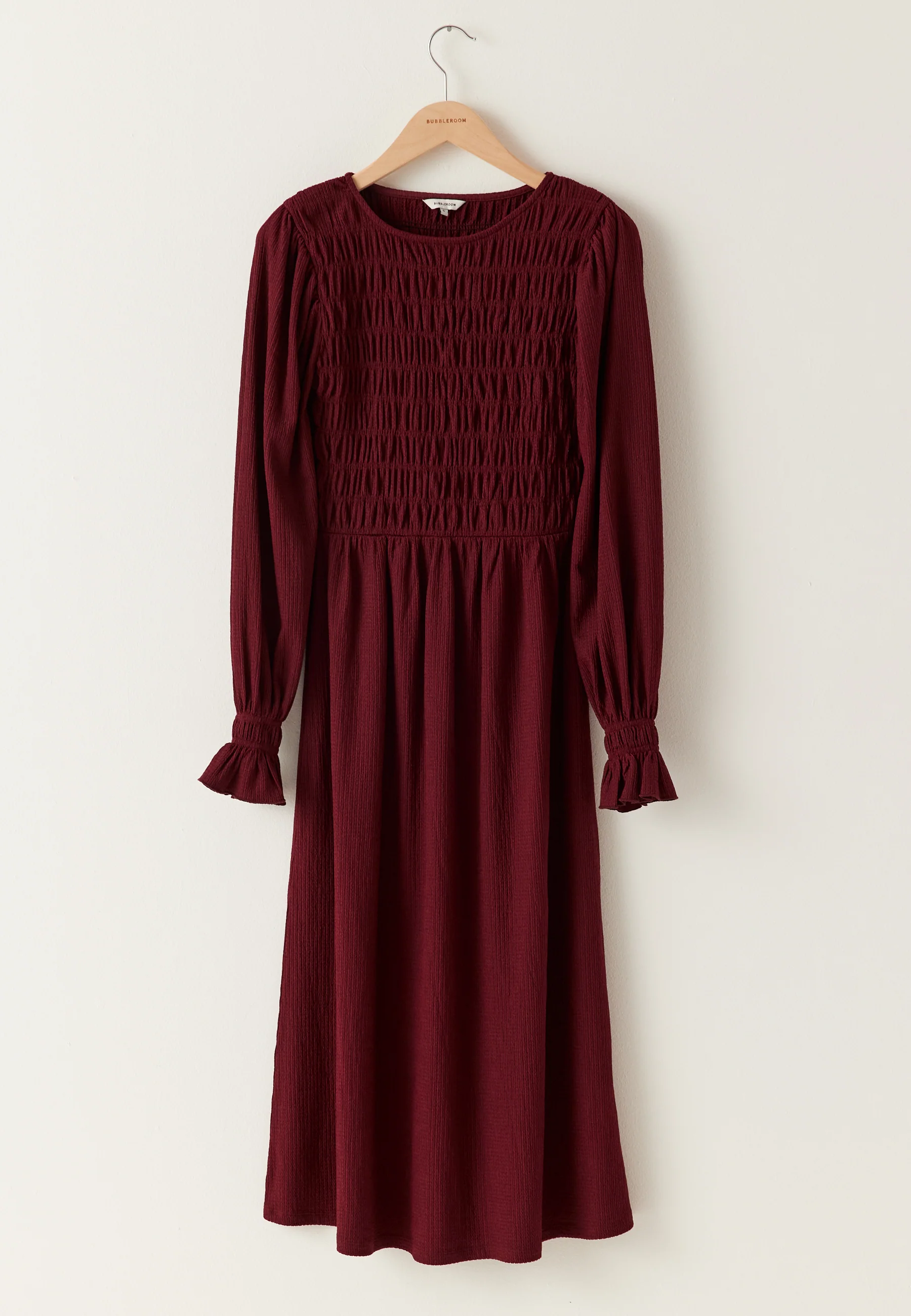 Structure Long Sleeve Midi Dress - Image 5