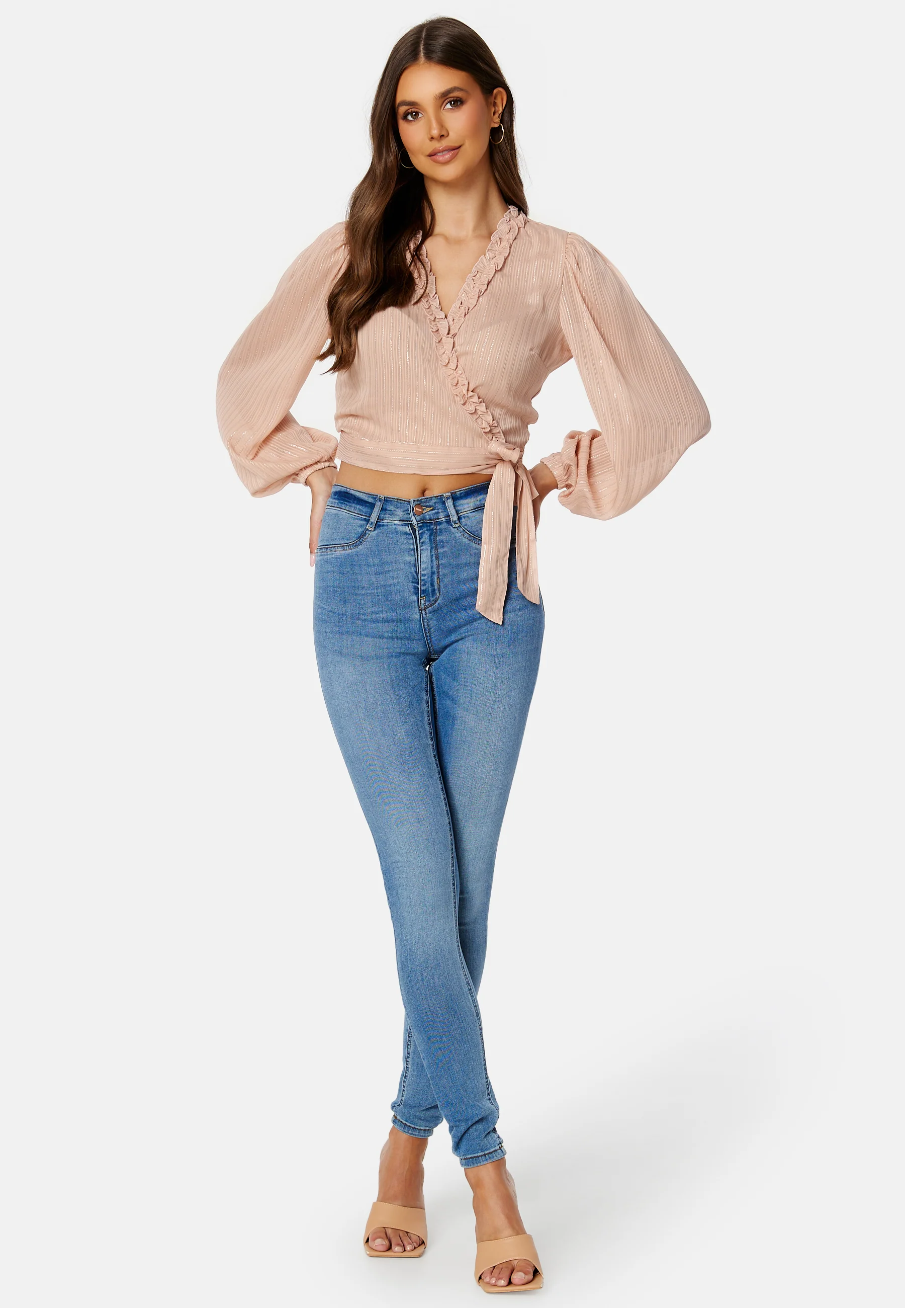 Taylin Frill Wrap Blouse - Image 2