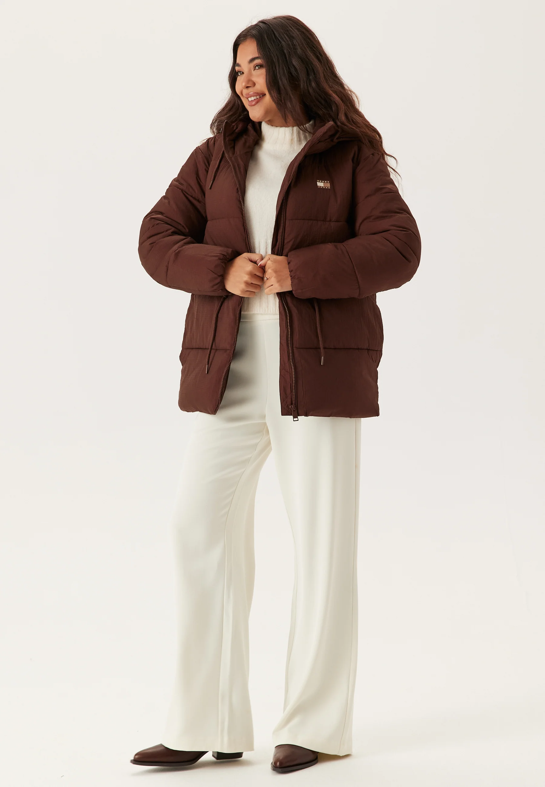 Tjw Hooded Midi Puffer Jacket - Image 2