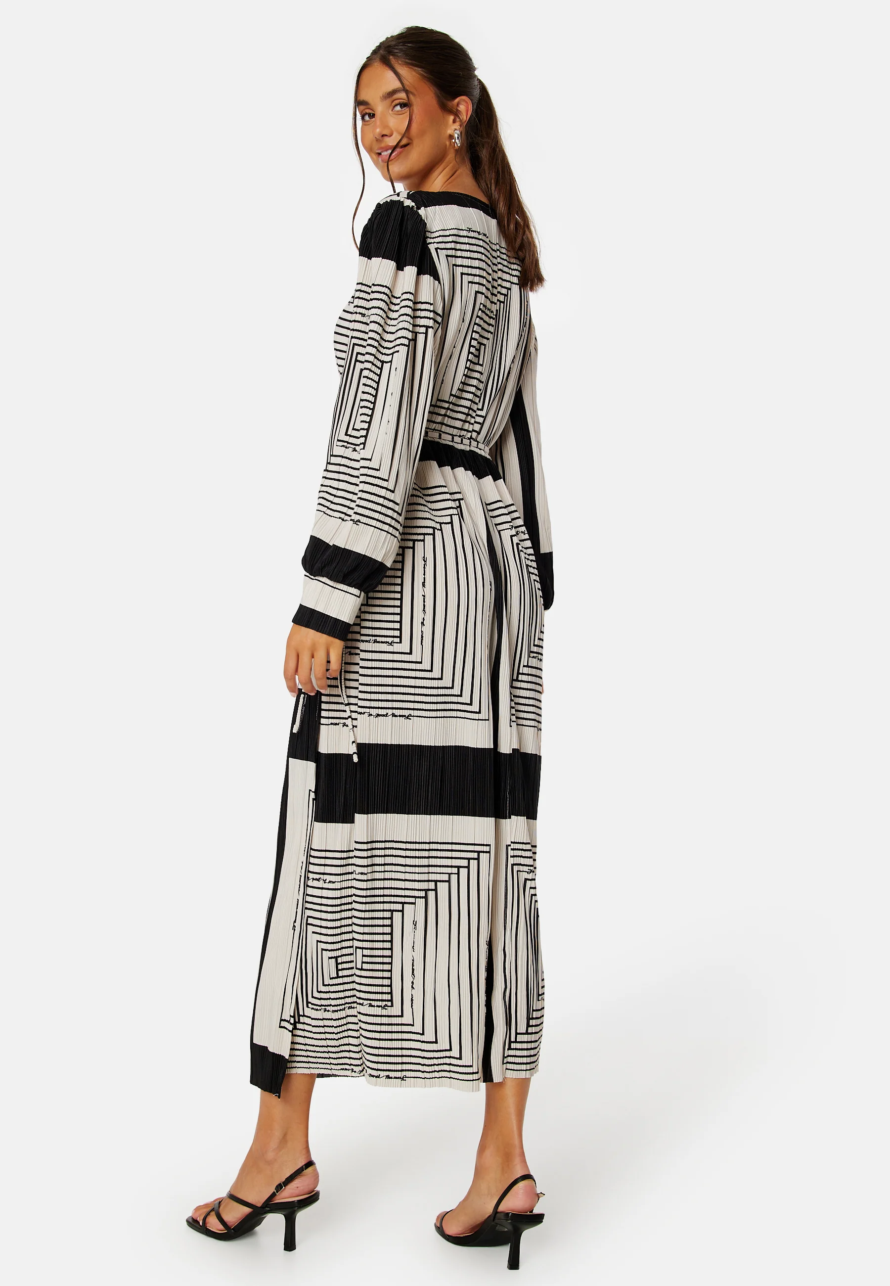 Tobina L/S Wrap Dress - Image 2