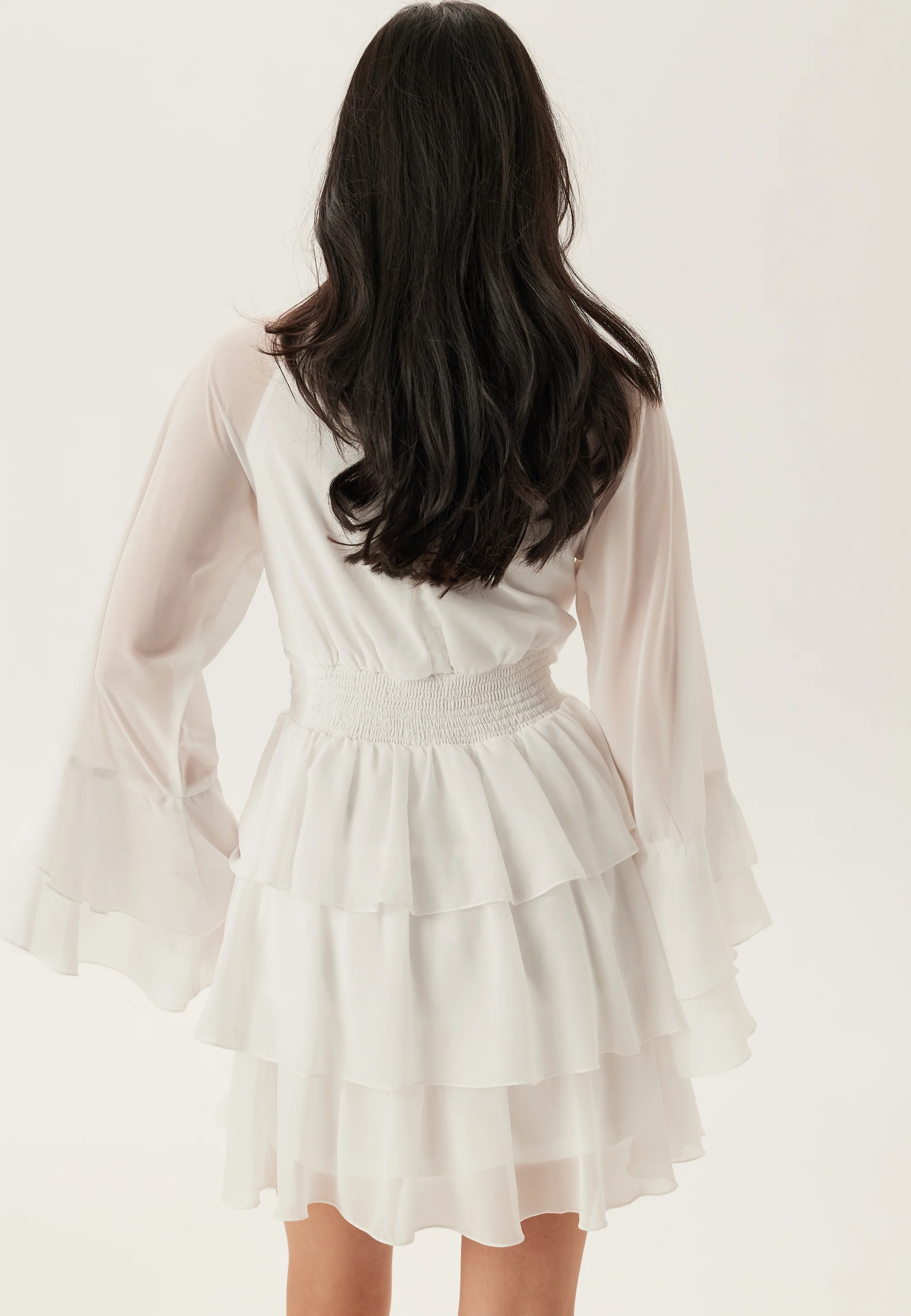 Triple Flounce Short Dress - Image 3