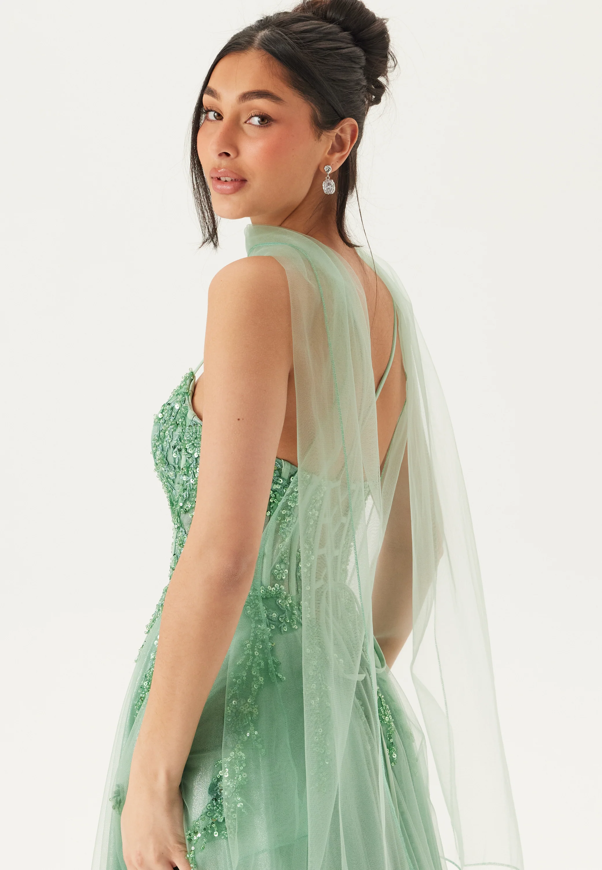 Tulle Evening Dress - Image 9