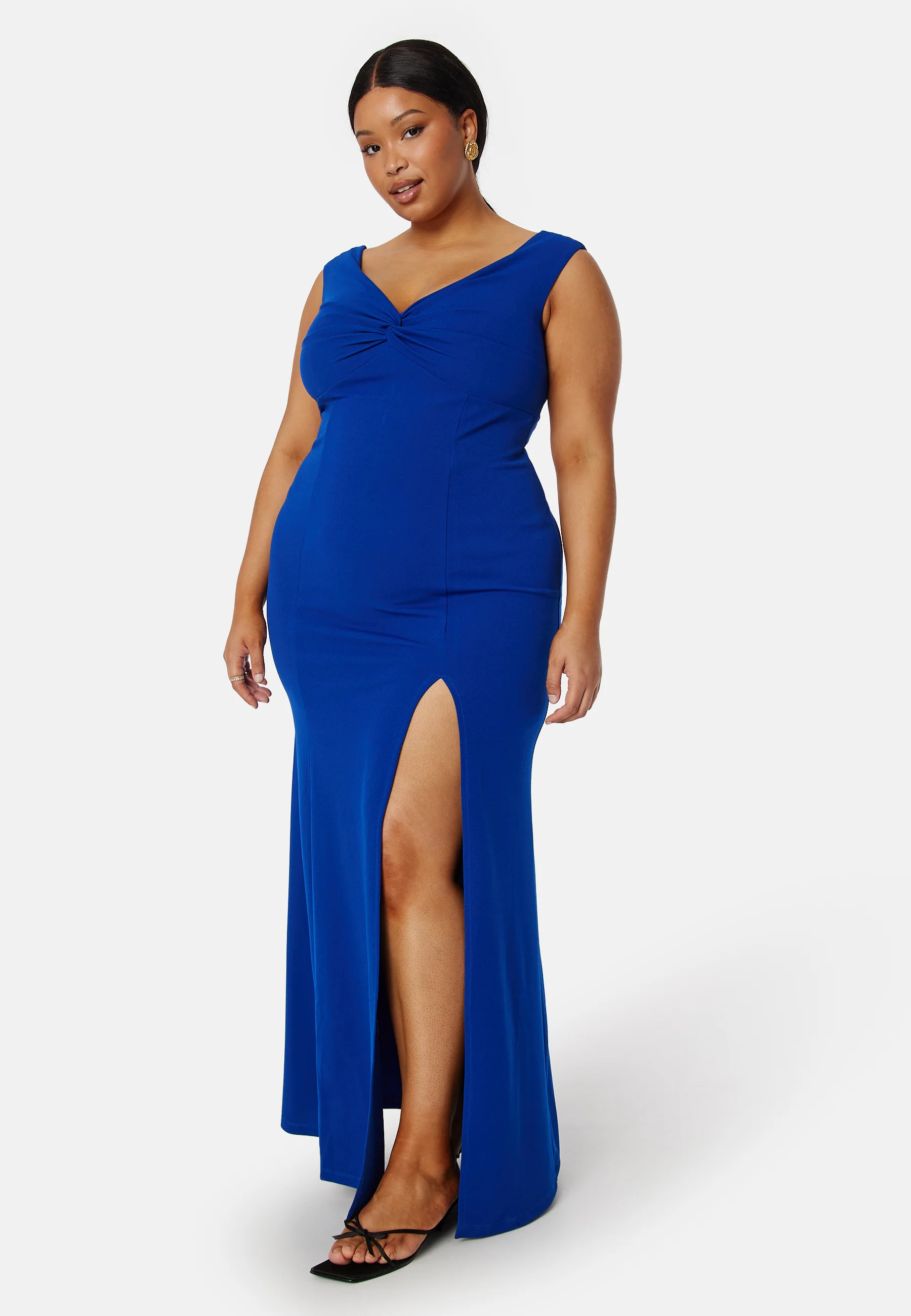 Twist Off Shoulder Gown - Image 5