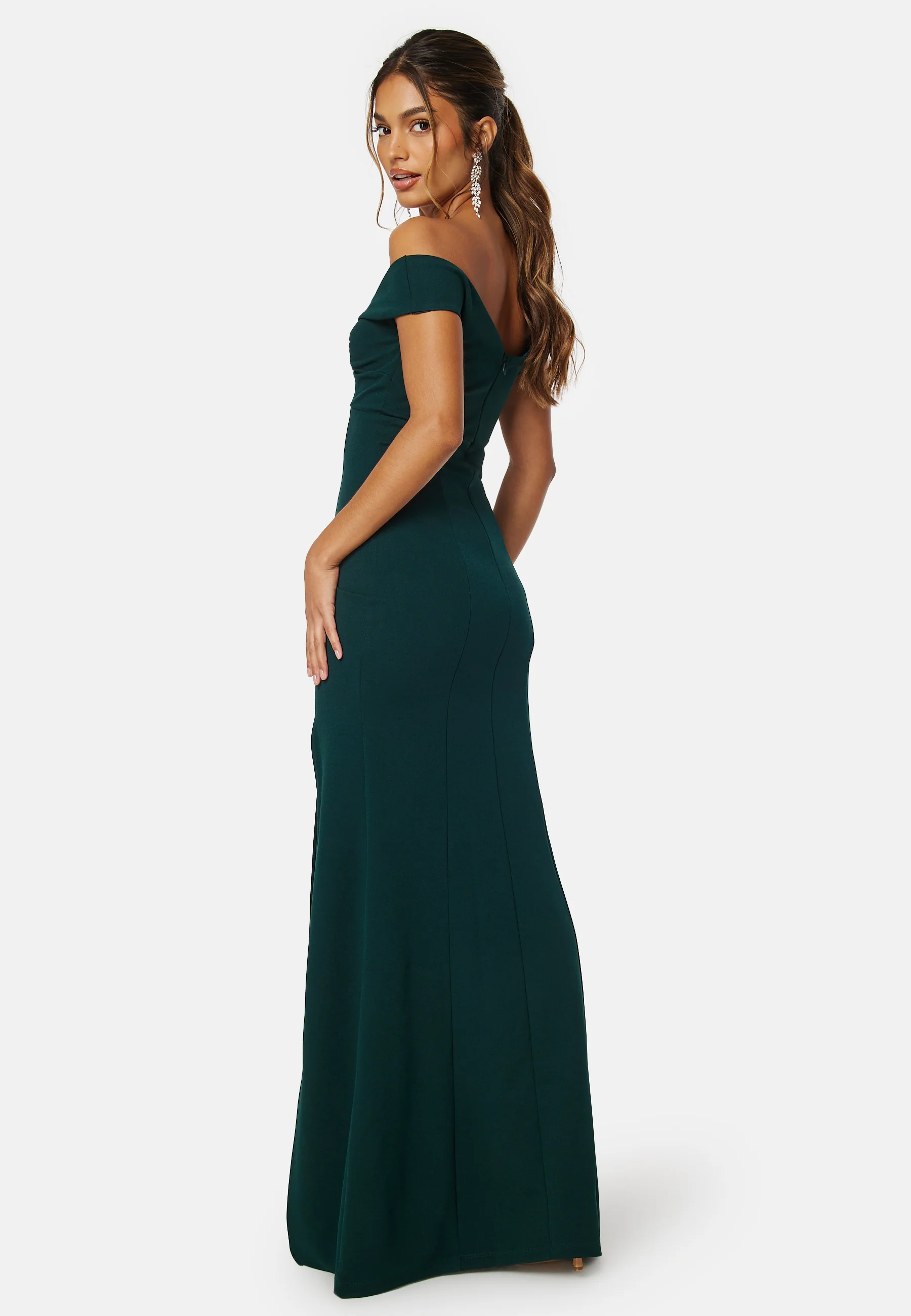 Twist Off Shoulder Gown - Image 2